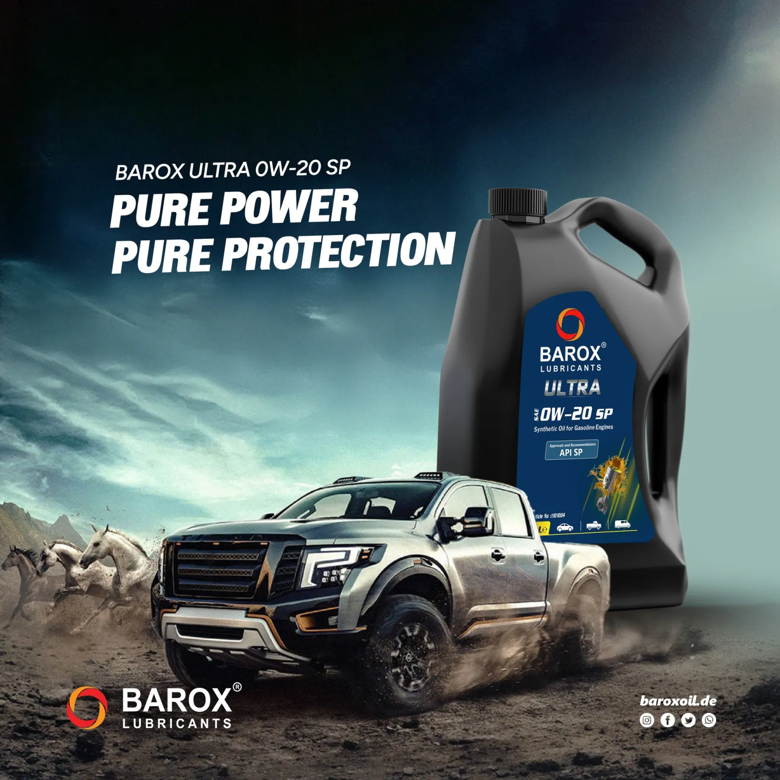 Barox ULTRA 0W-20 API SP