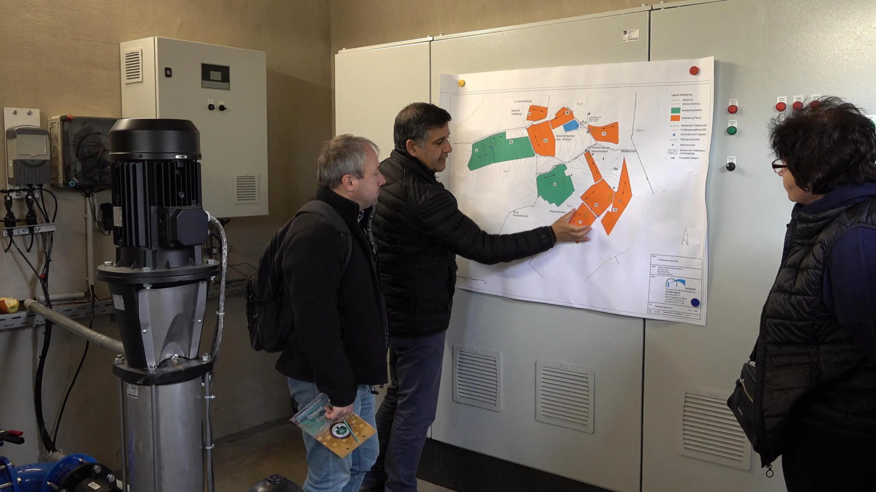 Advisory and consulting services for the planning of modern irrigation systems.