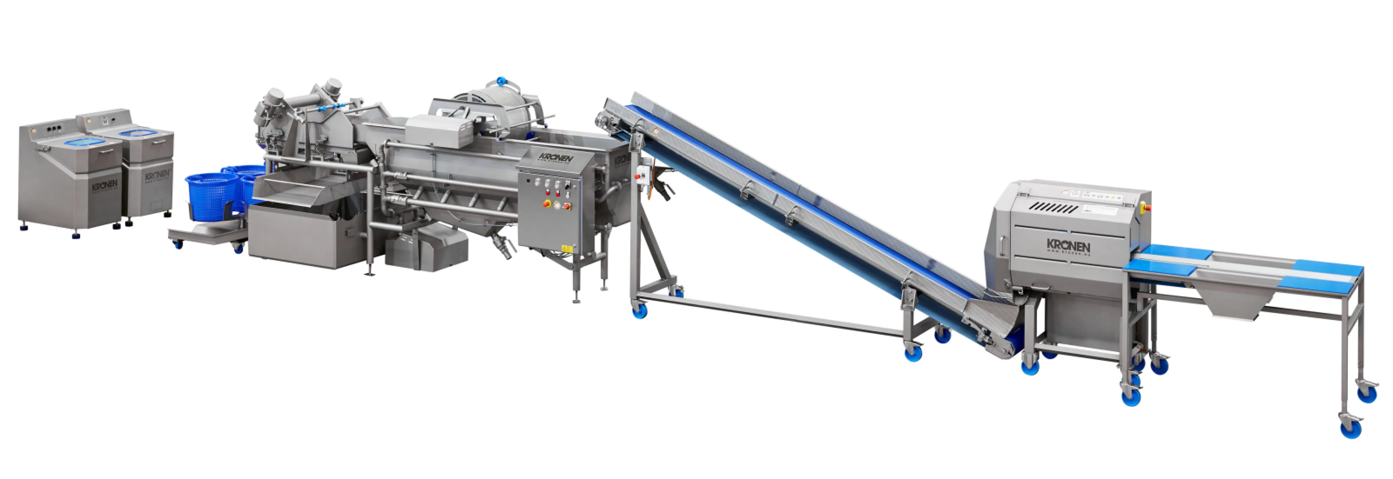 Example of a complete food processing line