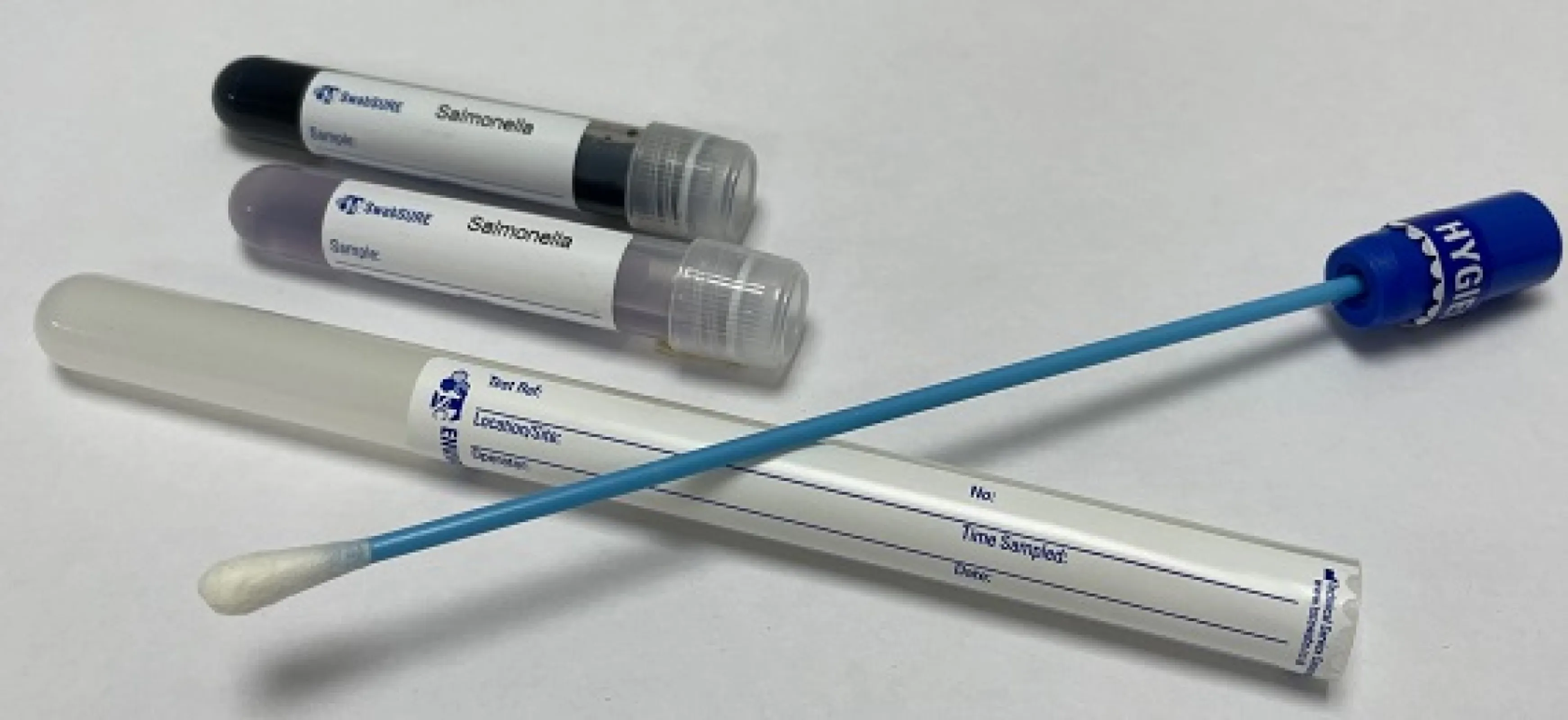 Easy & ready use swabs for specific pathogen testing - availably types - Salmonella, Listeria, Coliform testing swab