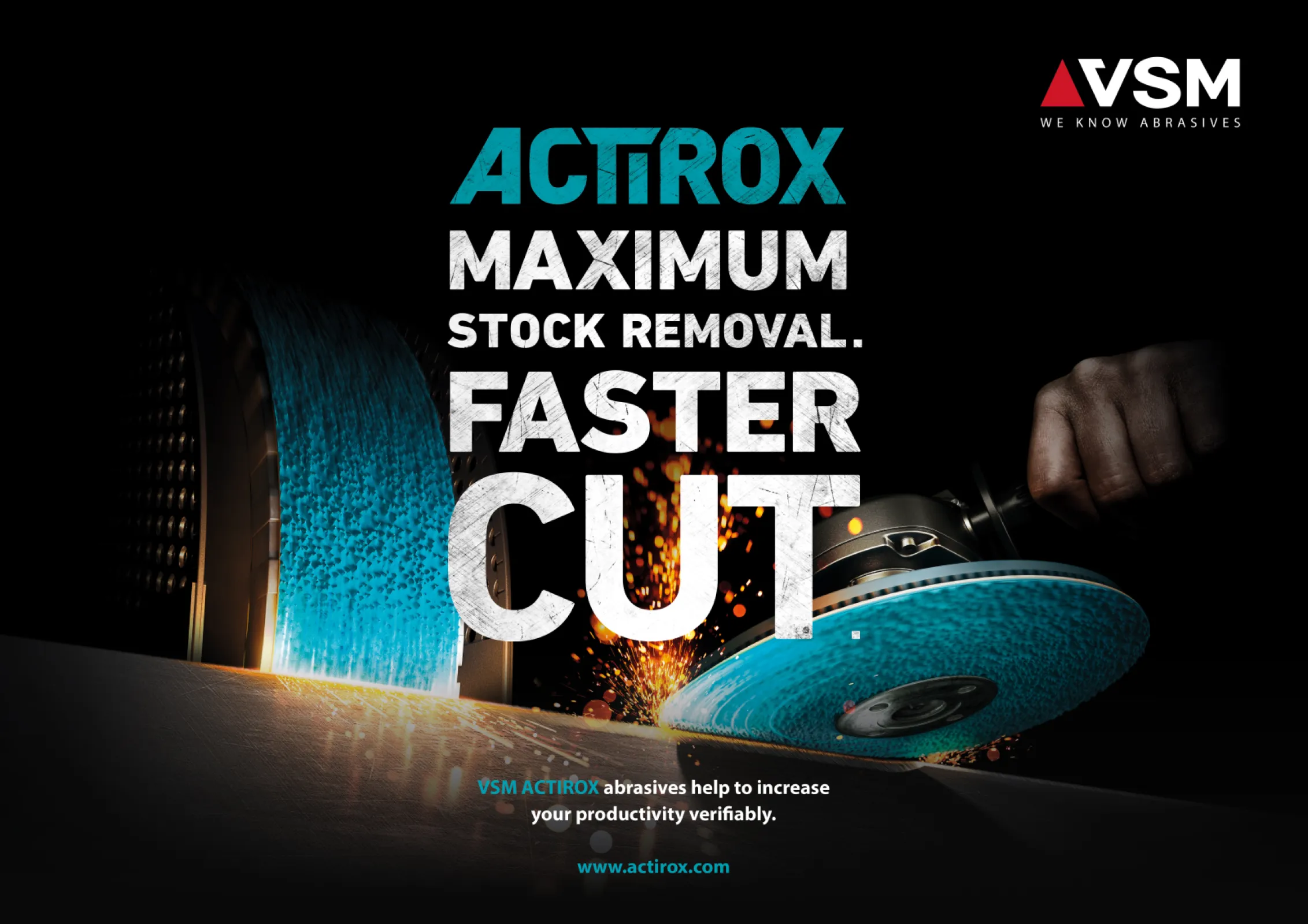 ACTIROX - Maximum Stock Removal - Faster Cut