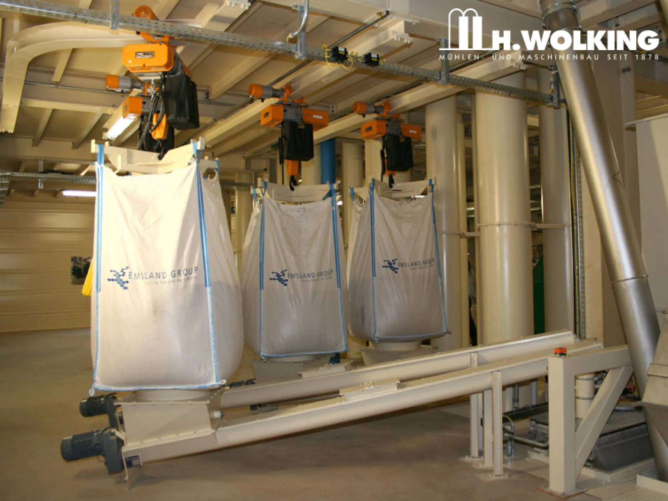 Big-bag dosing with 4 components