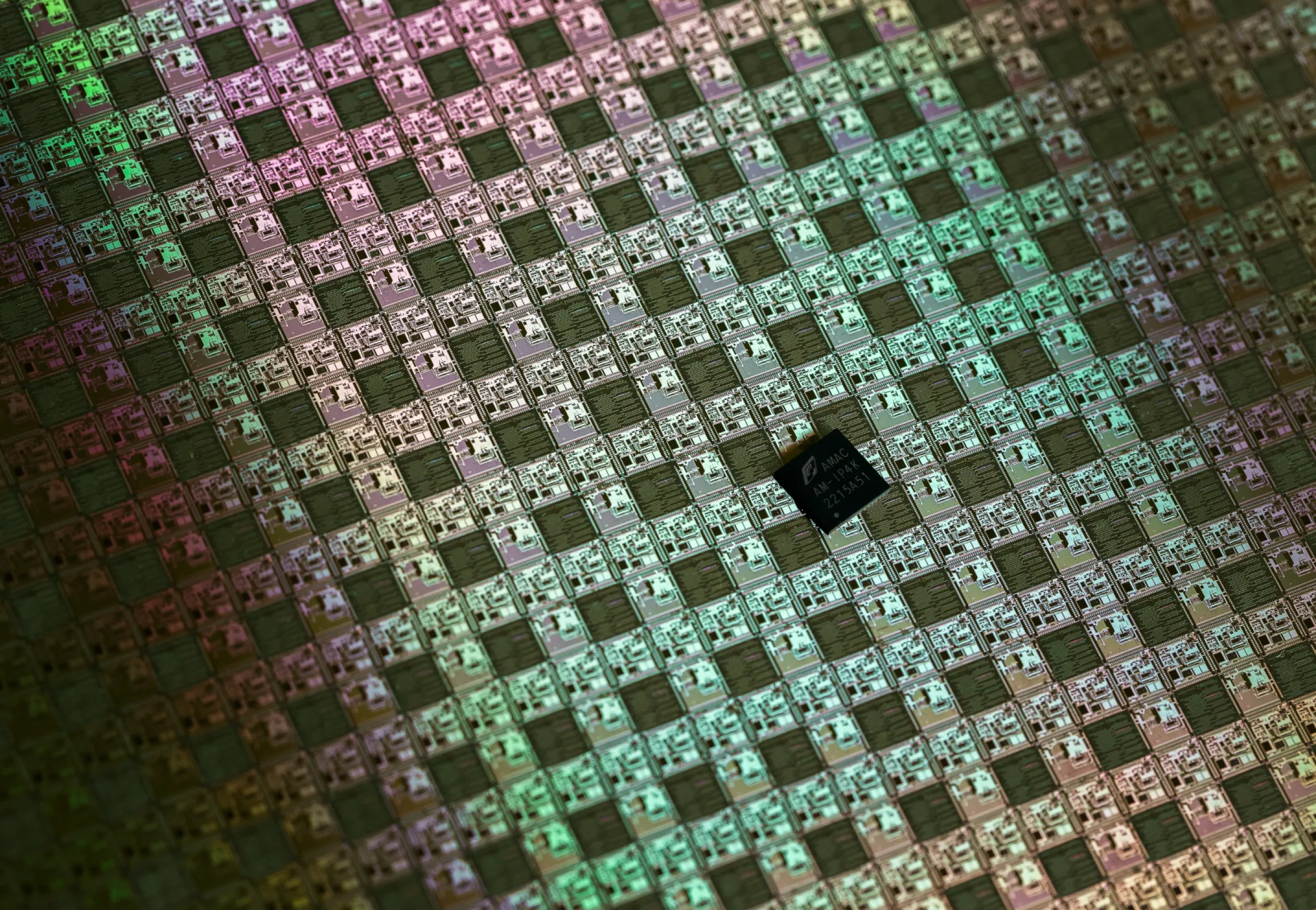 Chip on Semiconductor Wafer