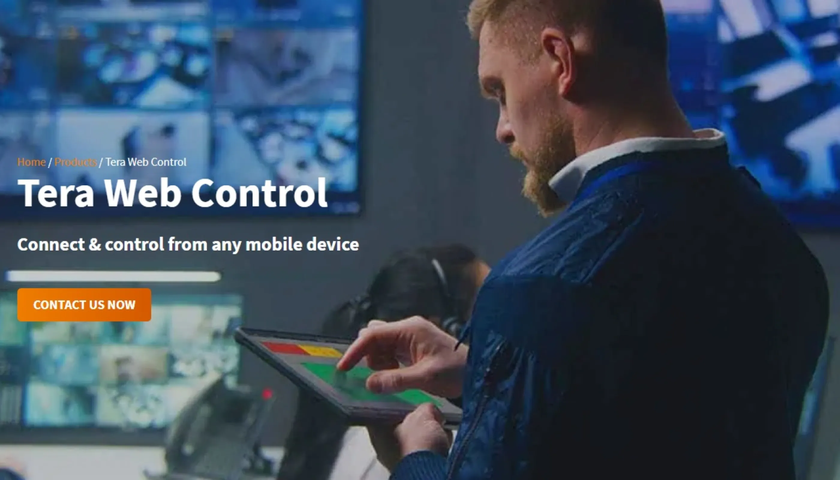 Tera Web Control is a browser-based management tool for Draco tera matrix switches. Operating via standard web browsers across PCs, tablets, or mobiles, secure per-user login, instant system monitoring, and fast switching without dedicated hardware.
