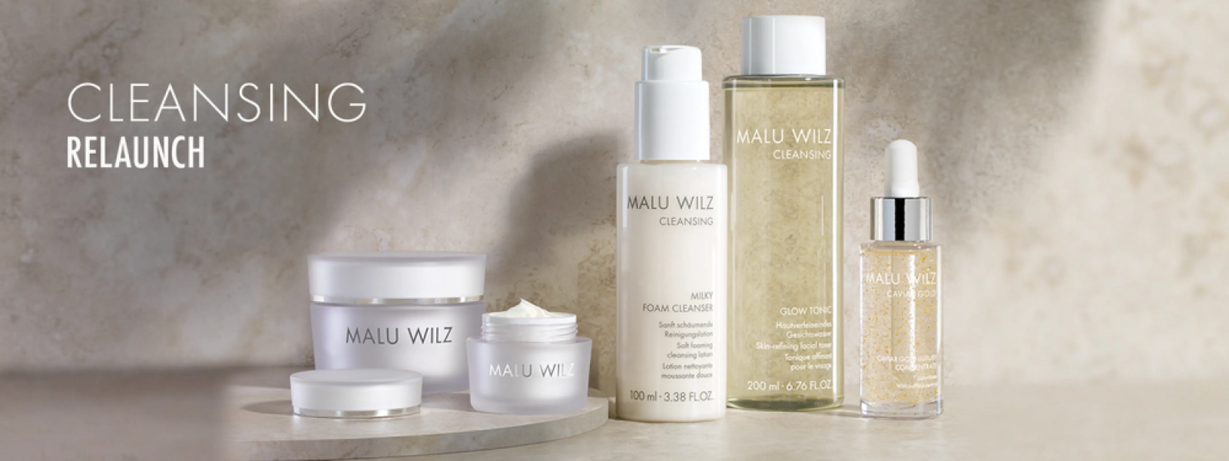 MALU WILZ CLEANSING SKIN CARE LINE