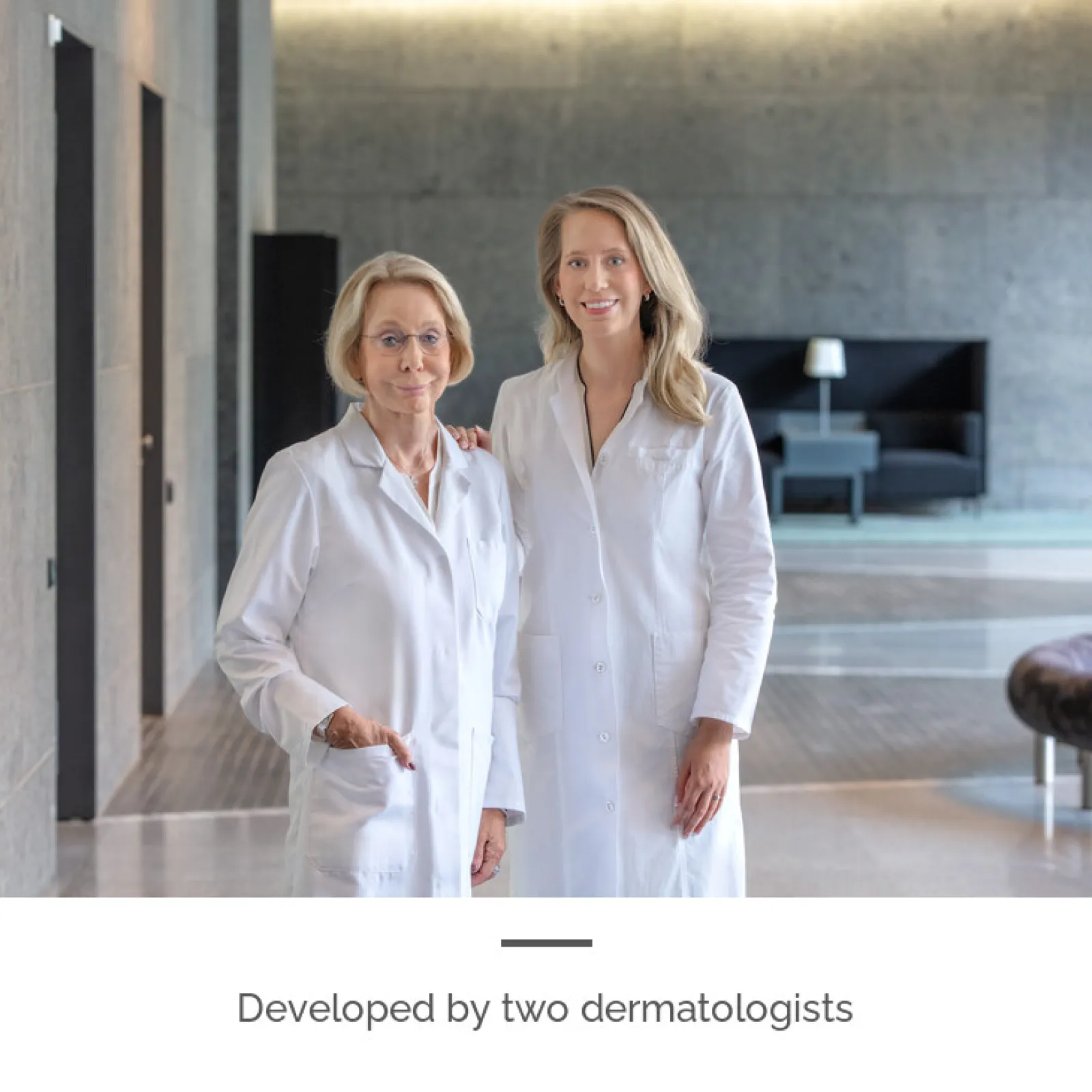 Developed by two dermatologists