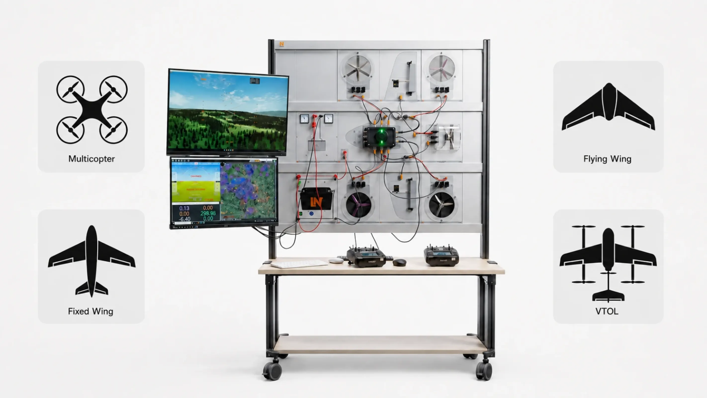Understand, configure and systematically diagnose UAV systems