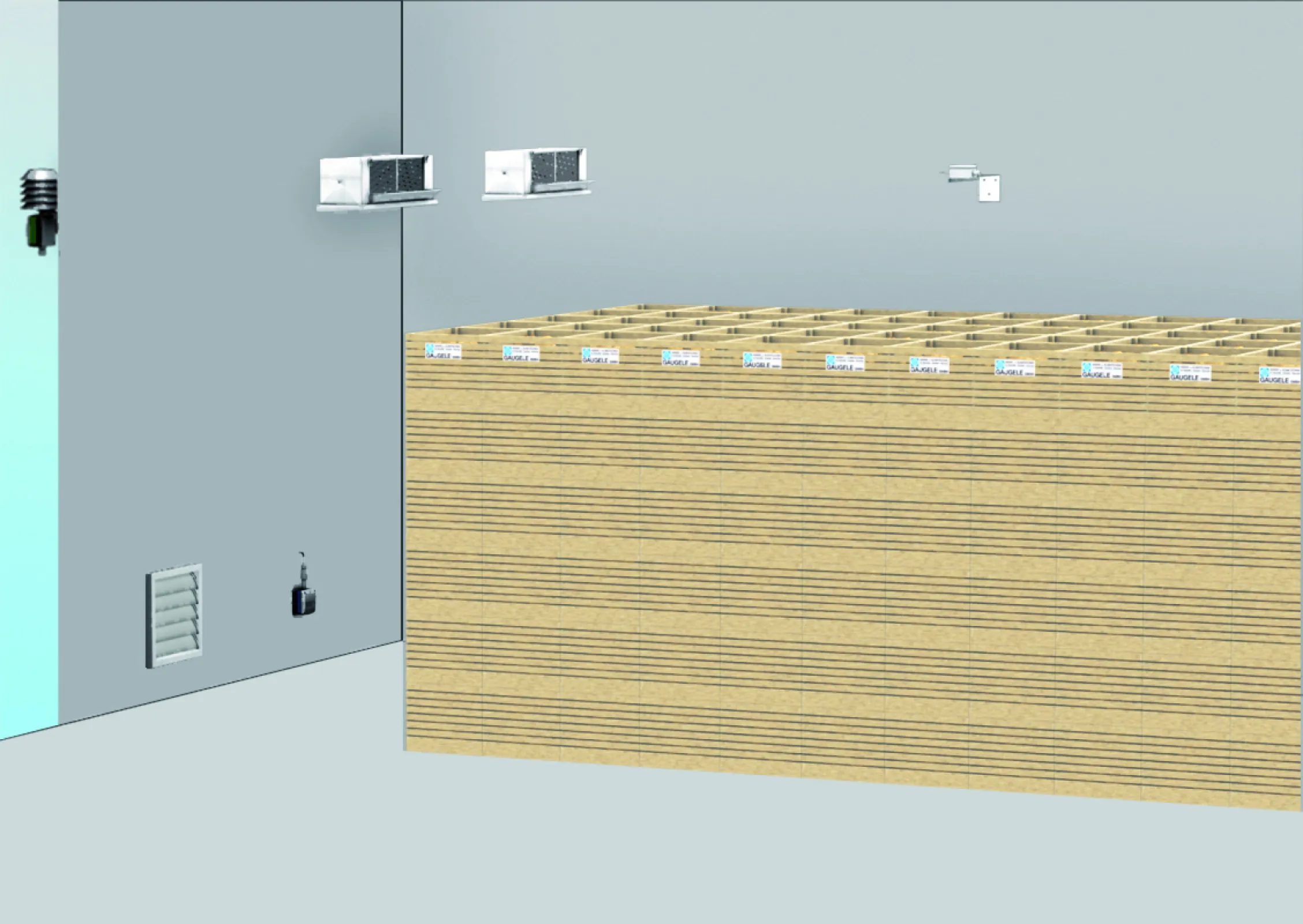 Room cooling systems