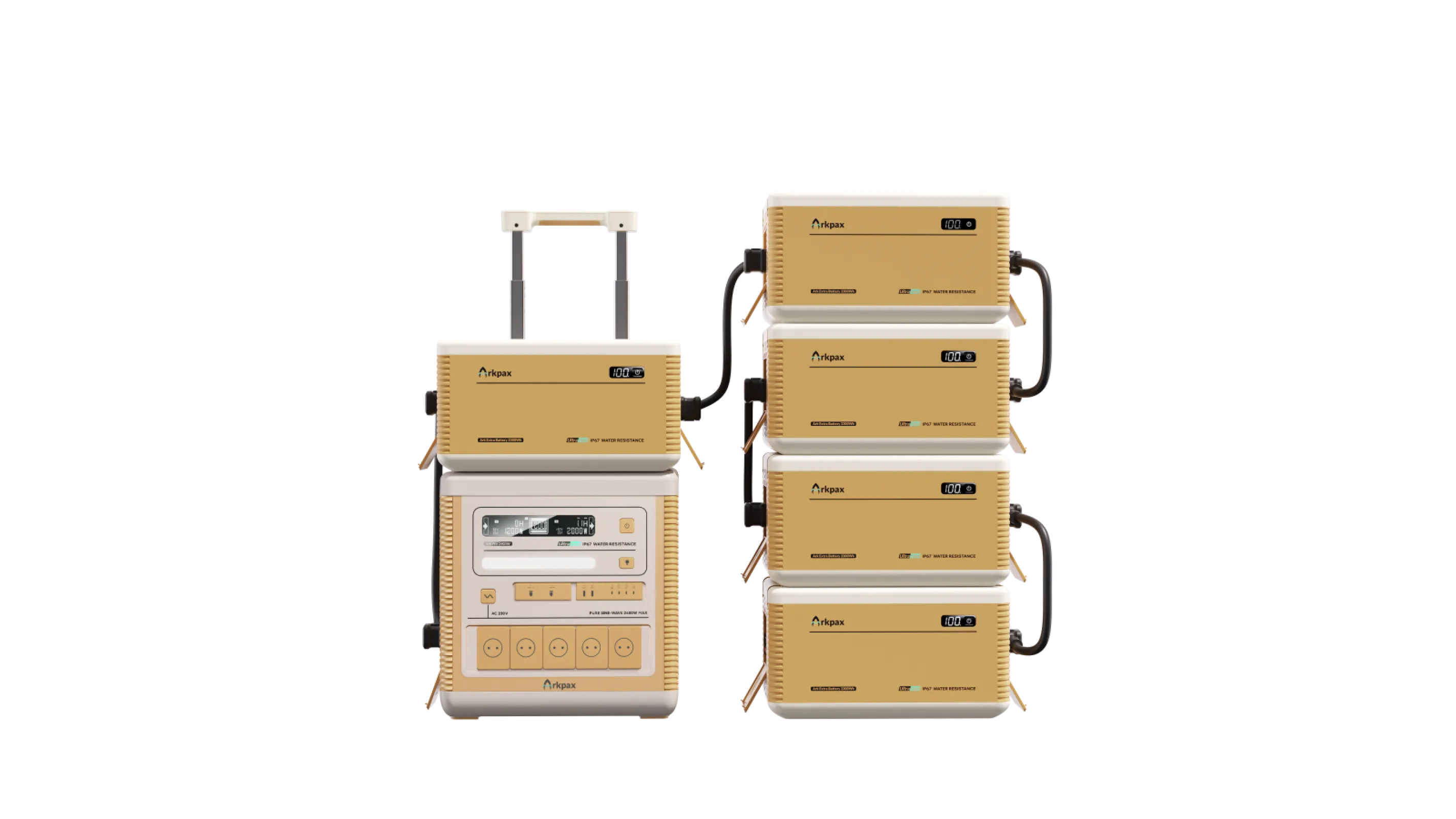 Connecting Multiple Battery Packs to the Ark PRO Power Station
