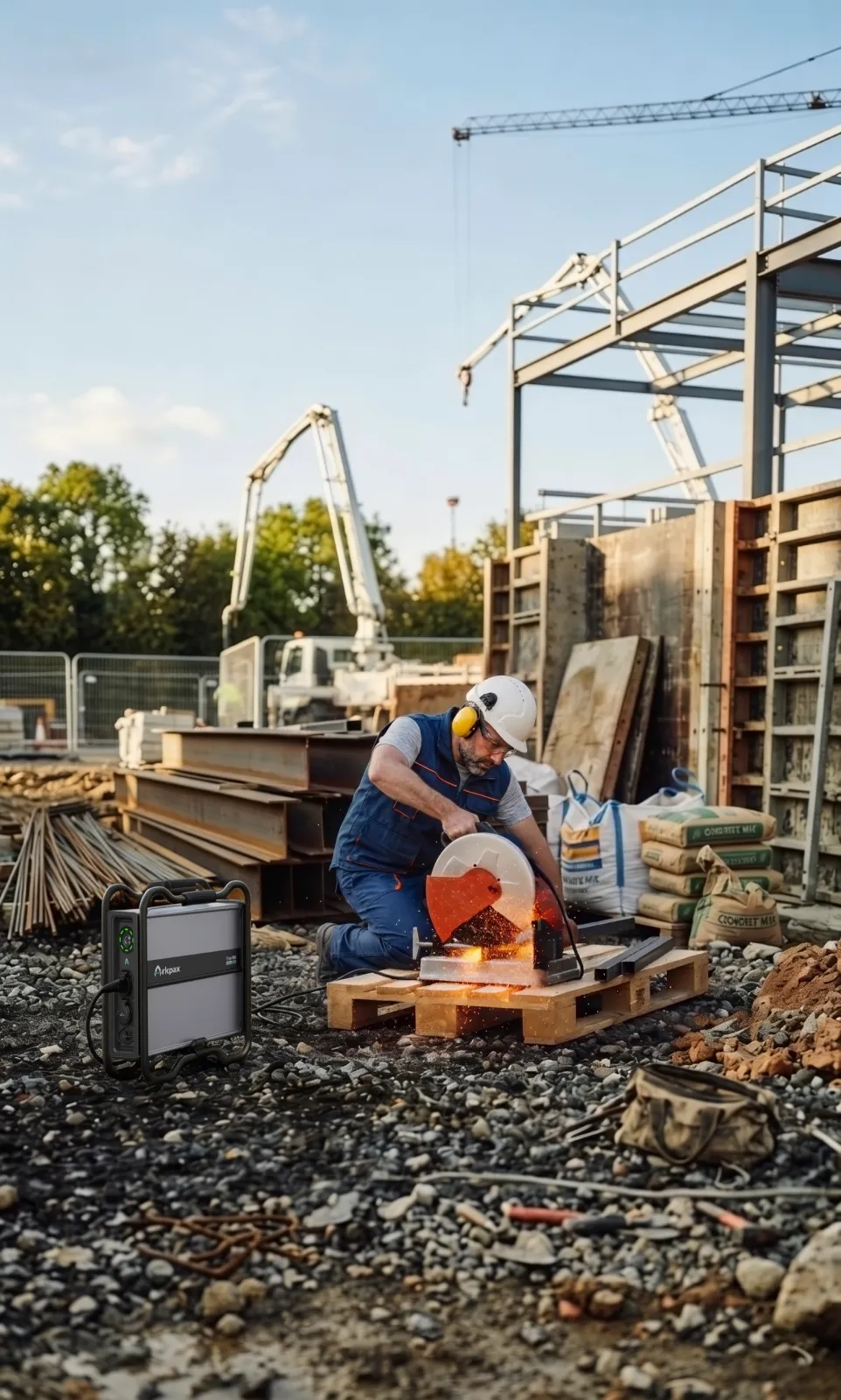 Titan PRO Power Station for Construction Project