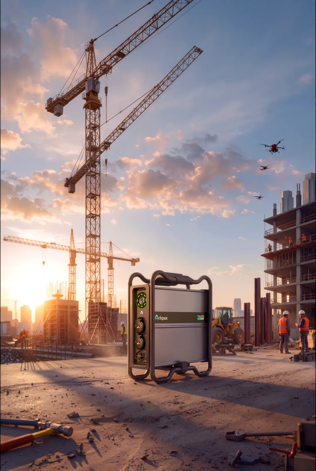 Titan PRO Power Station for Construction Project