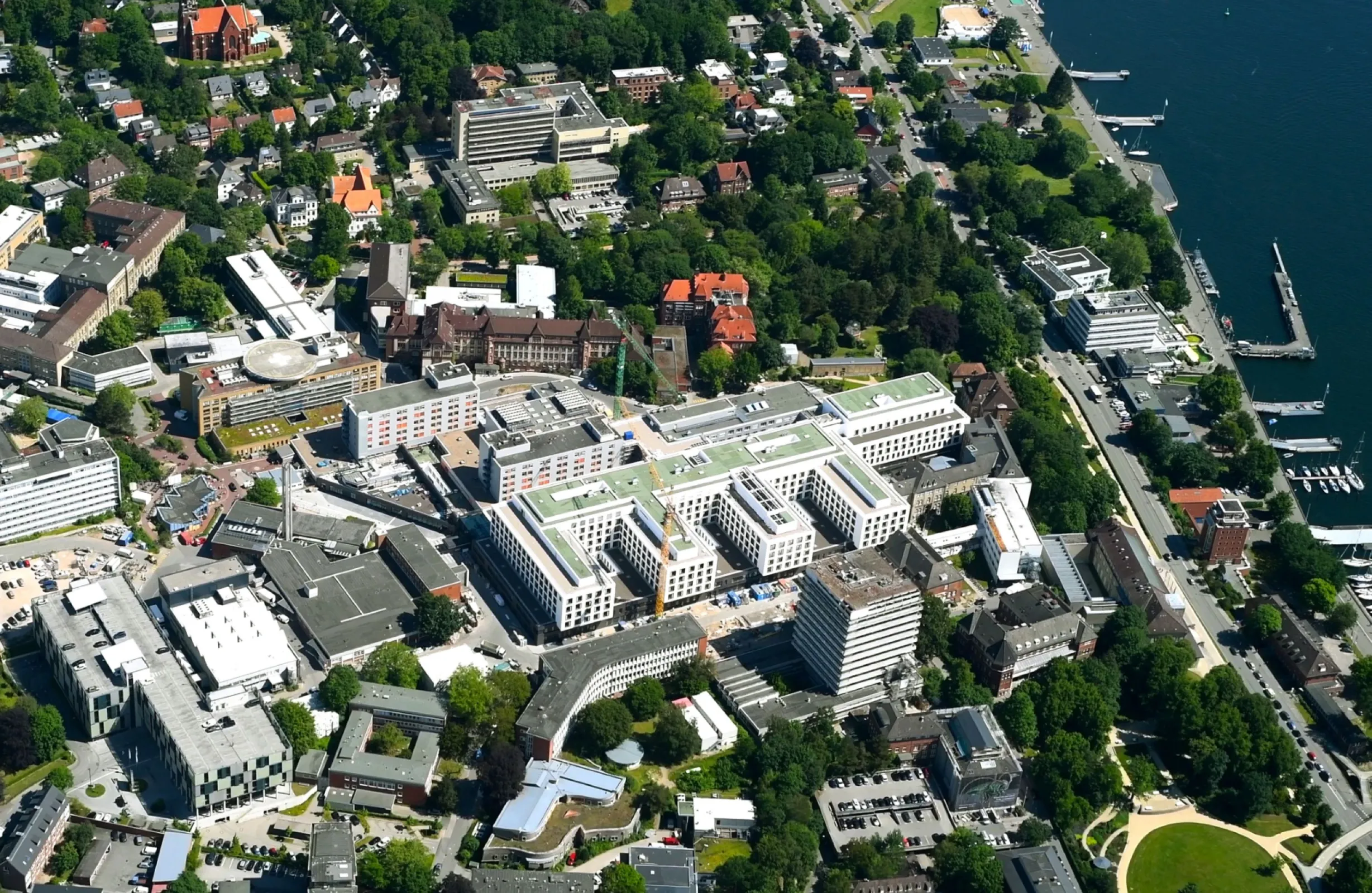 University Medical Center UKSH, Kiel, Germany. © Euroluftbild