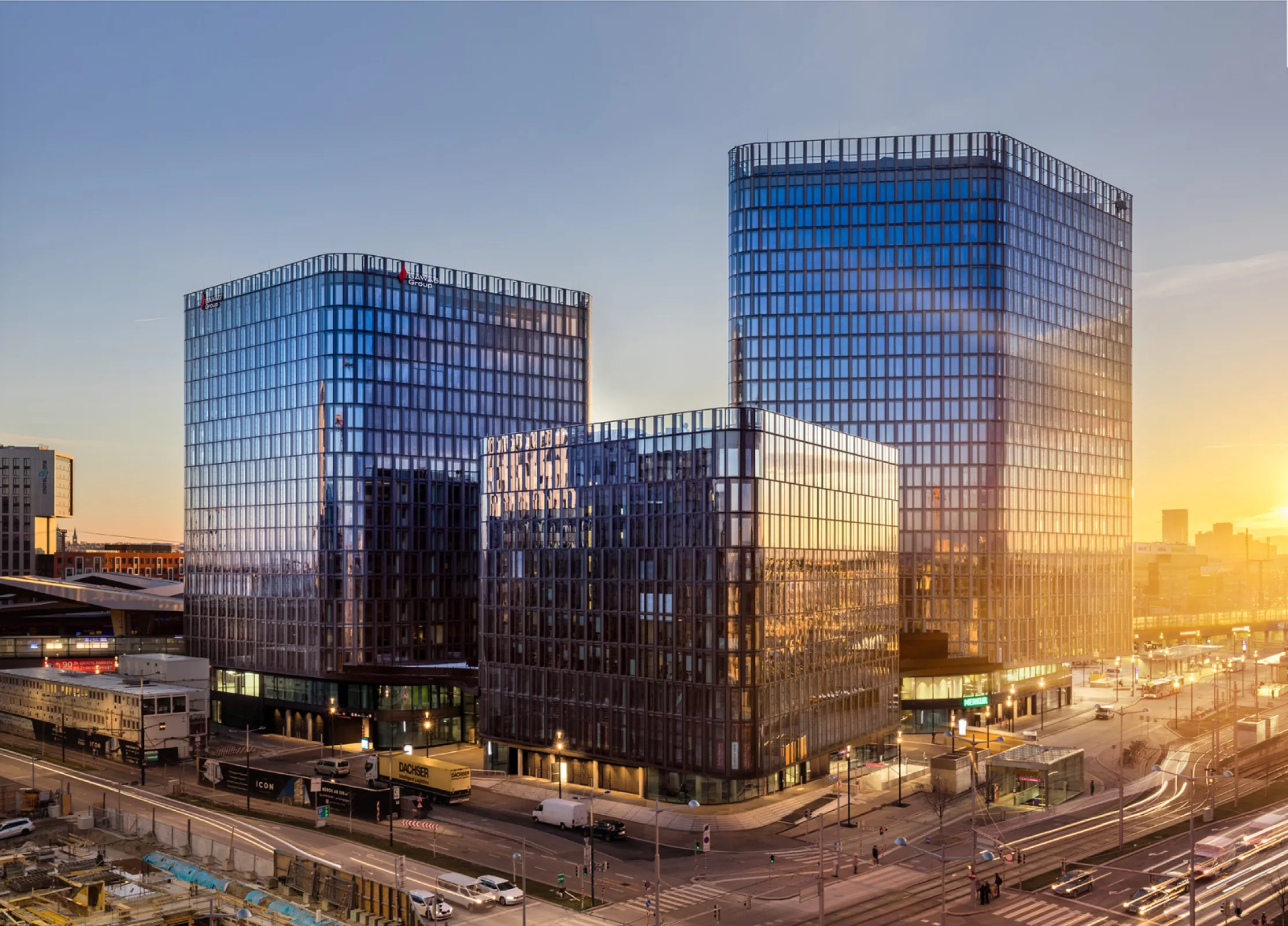 Business Center The Icon Vienna, Austria. © DERFRITZ