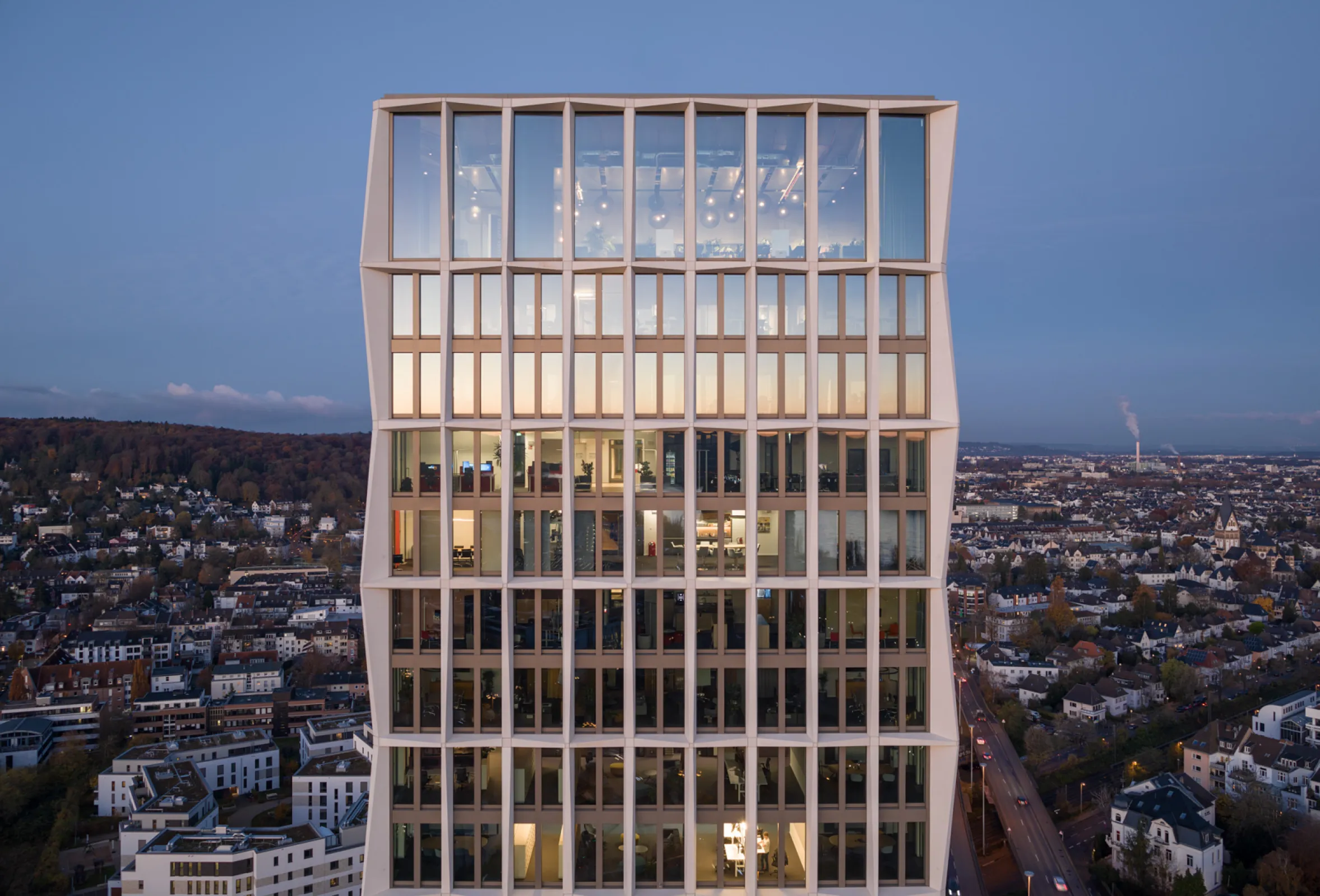 Highrise Building with Skylounge. © HG Esch