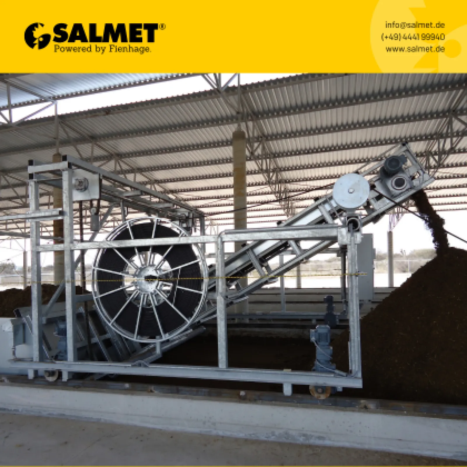 Manure composting unit