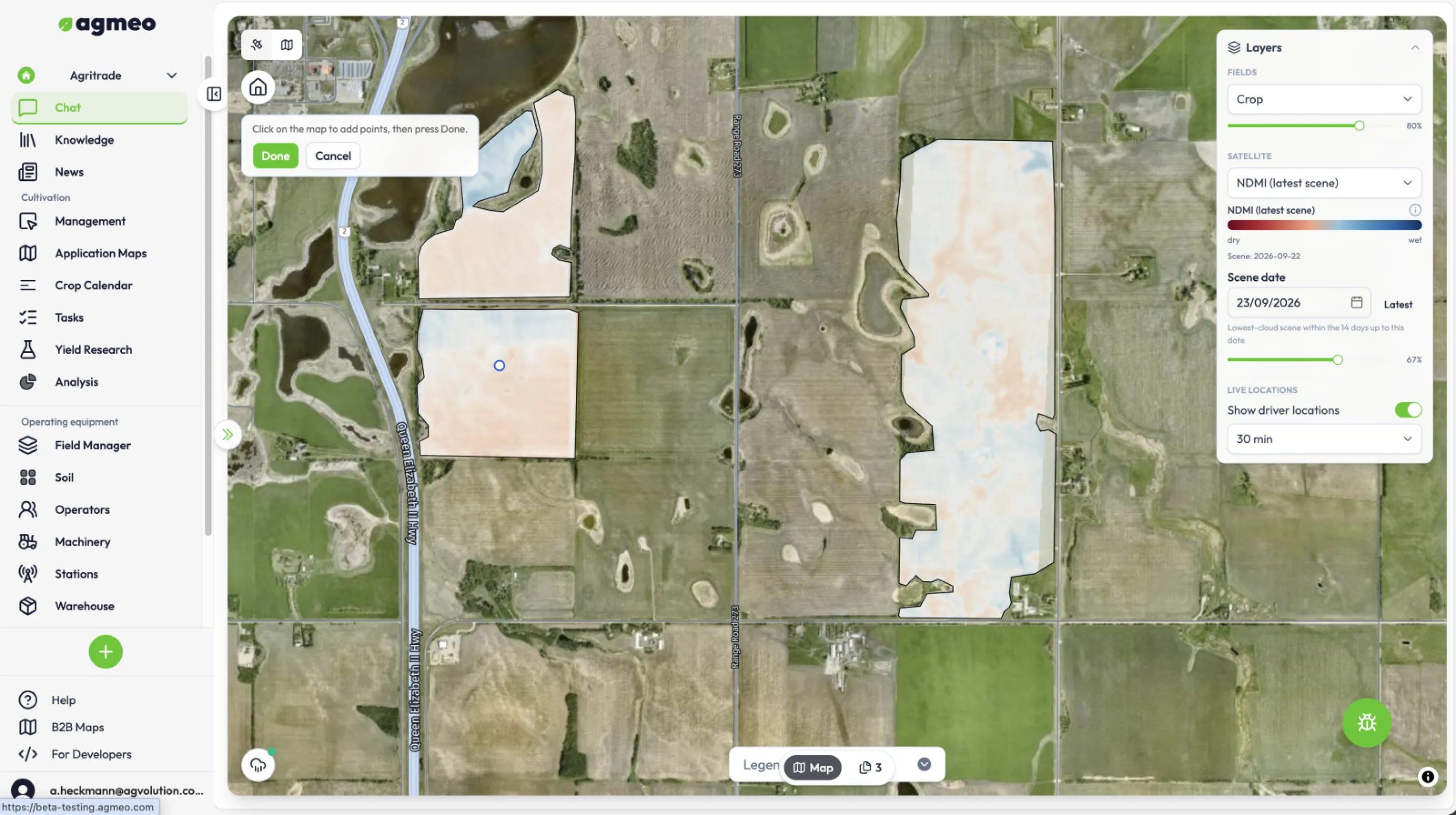 Annotate and draw regions of interest and agmeo AI will monitor thoses spots and inform you about changes.