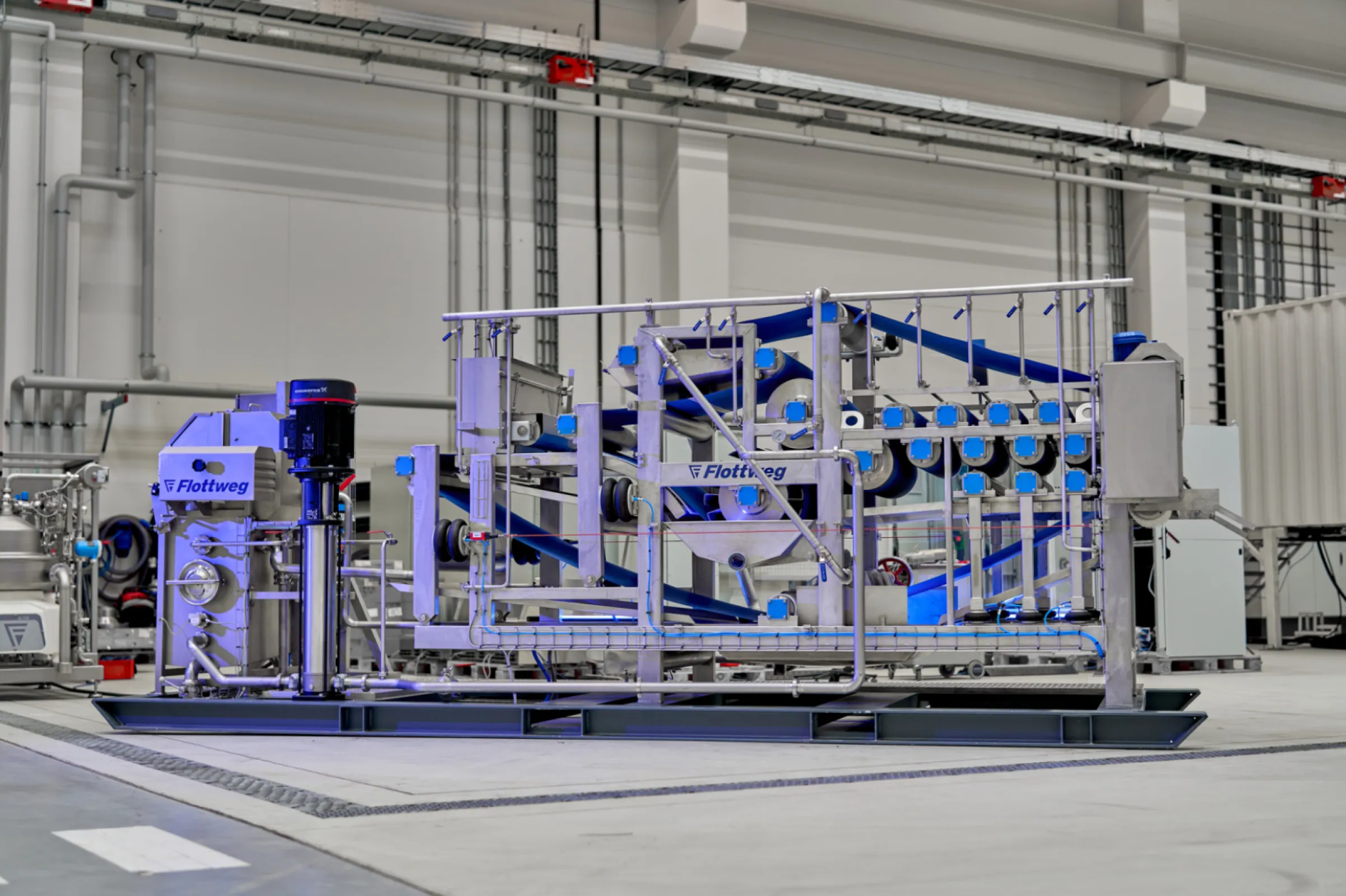 Flottweg Belt Press For the Fruit Juice Industry