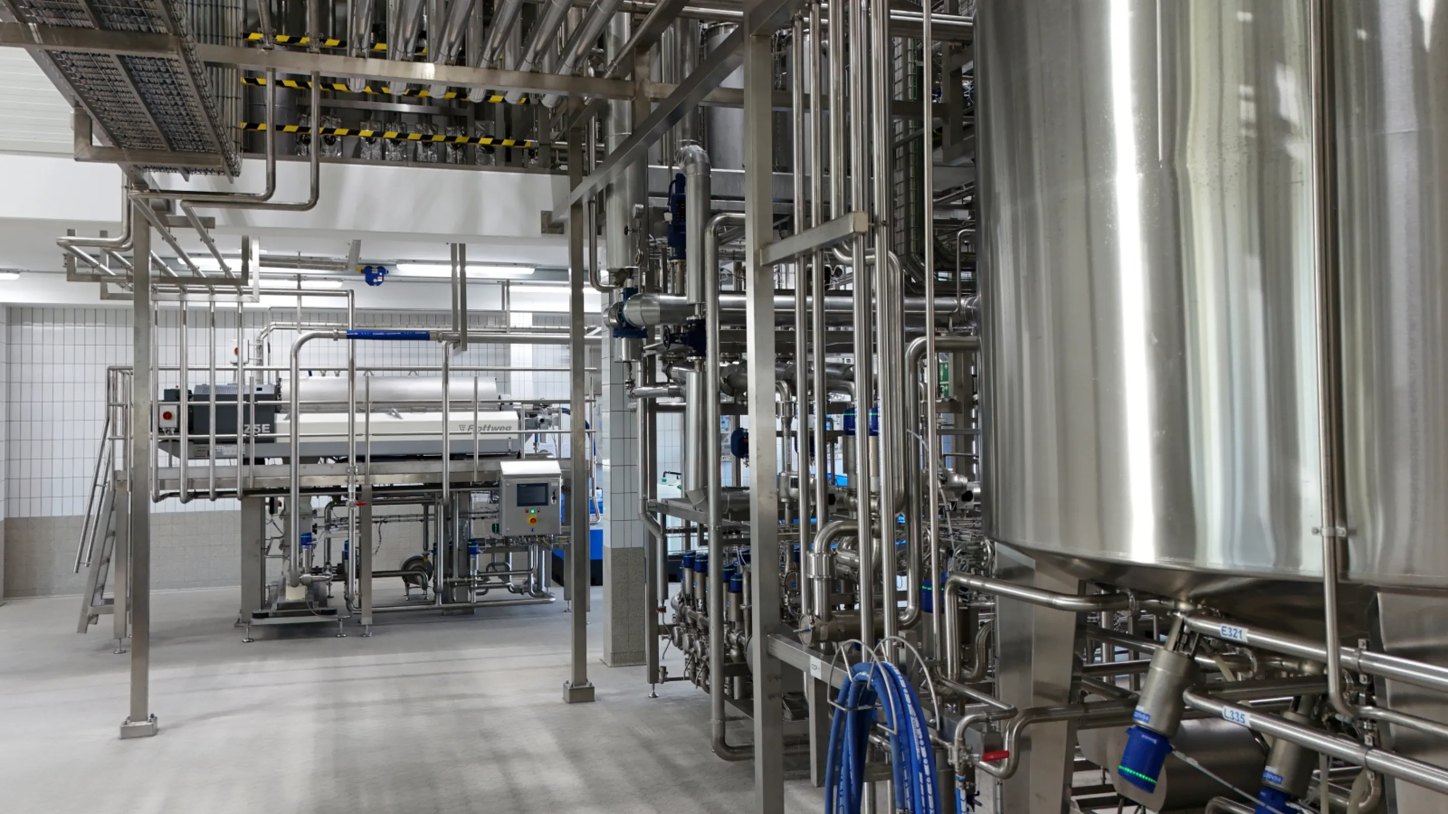 Flottweg System with Decanter Centrifuge for the Food Industry