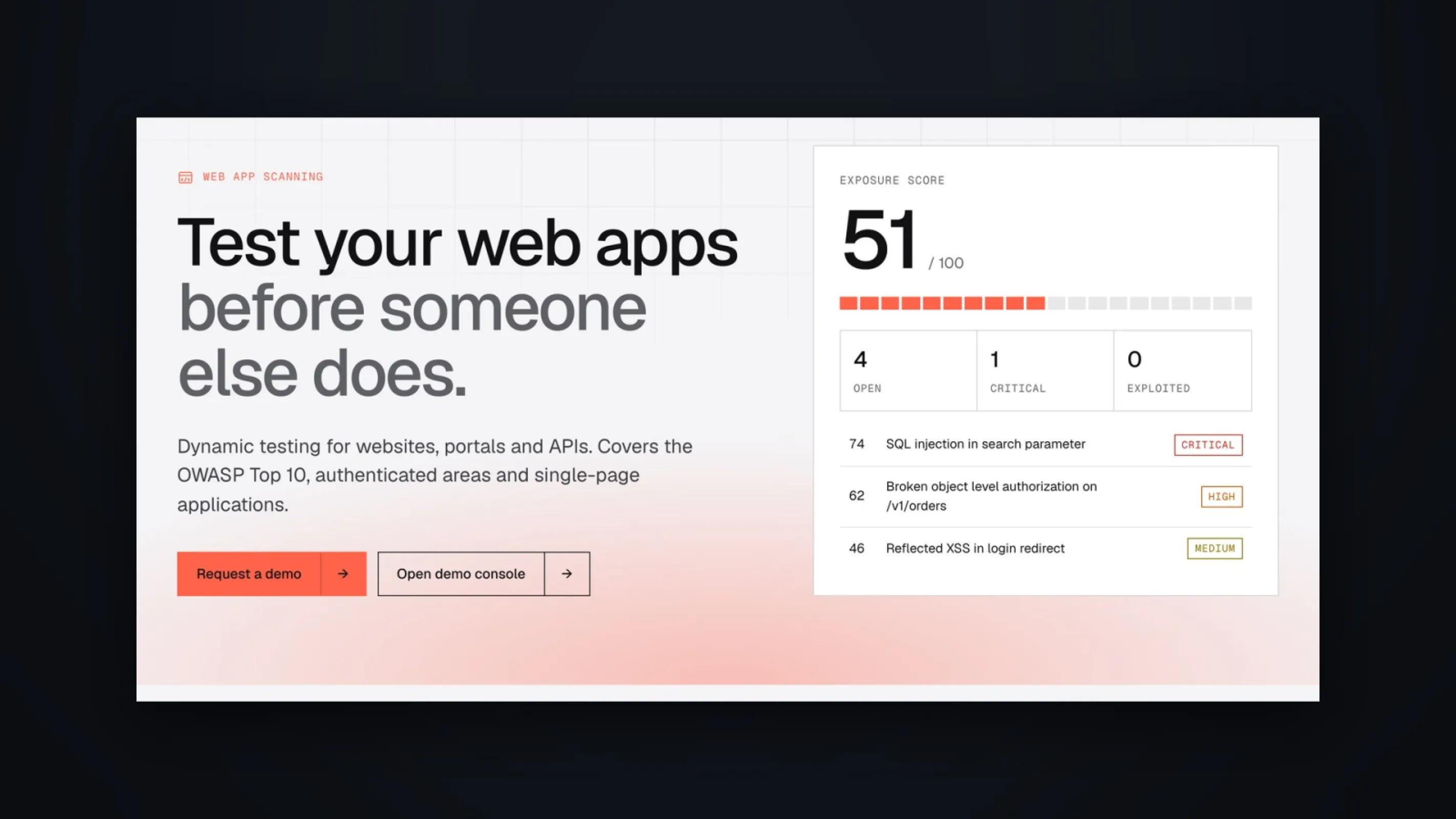 Web App Scanning: Test Before Someone Else Does