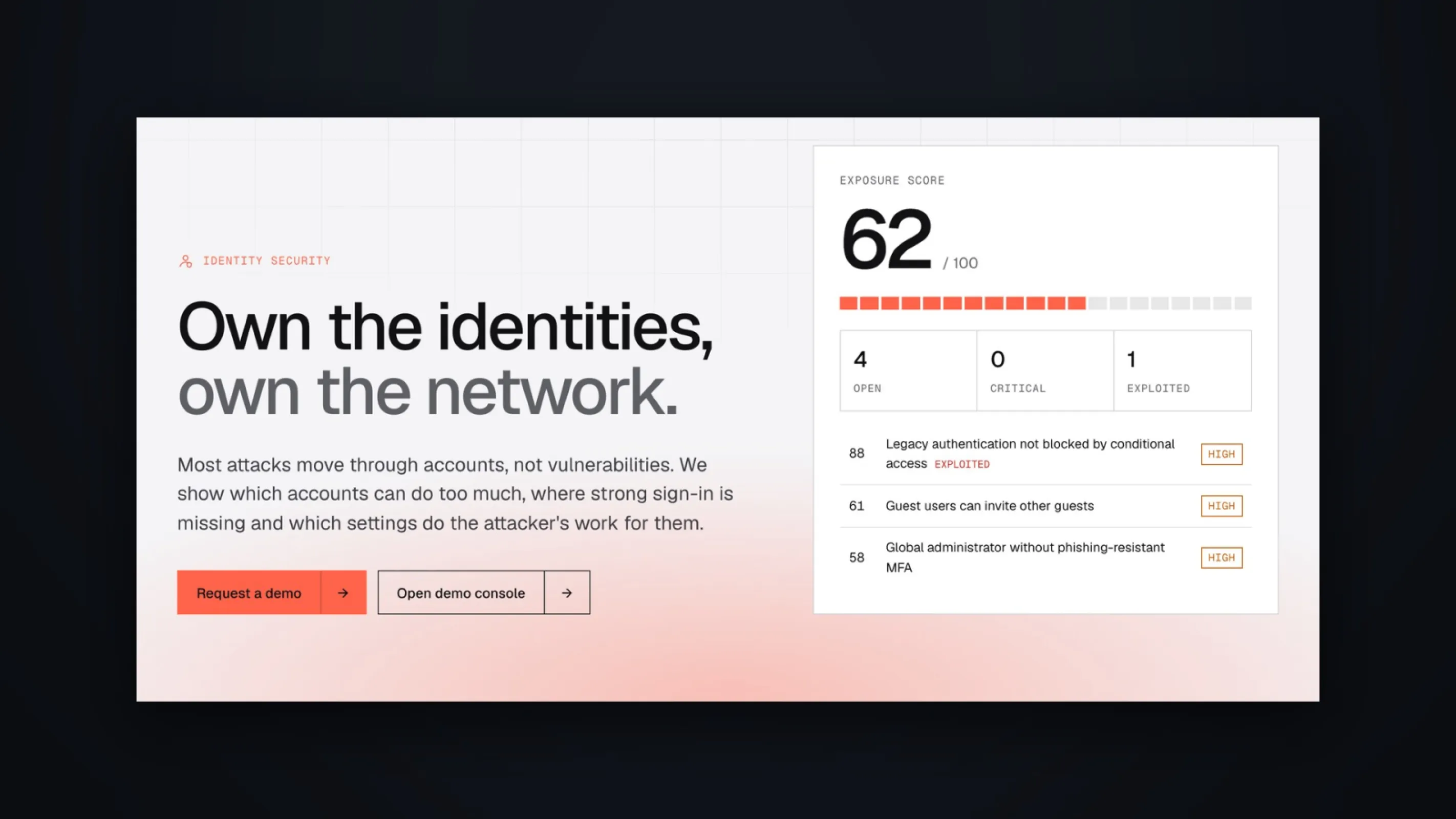 Identity Security: Own the Identities, Own the Network