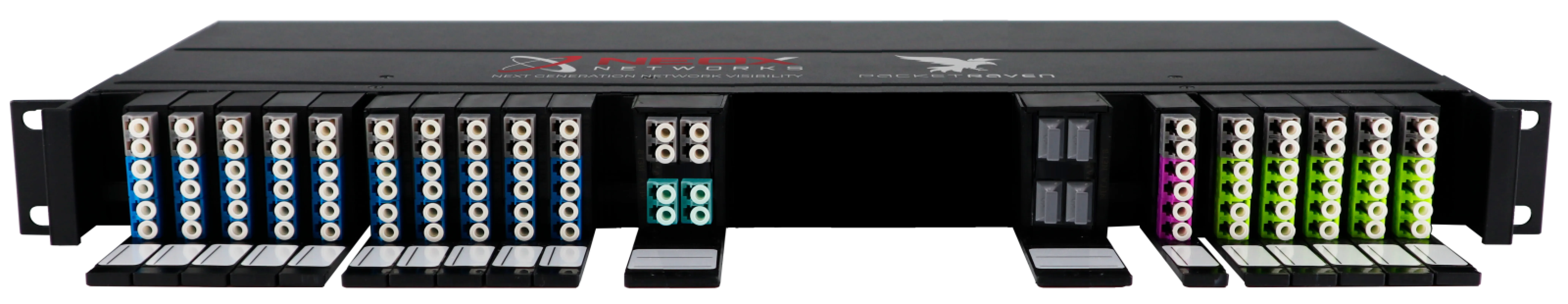 PacketRaven Modular Network TAPs Chassis for up to 30  Single Slot TAPs