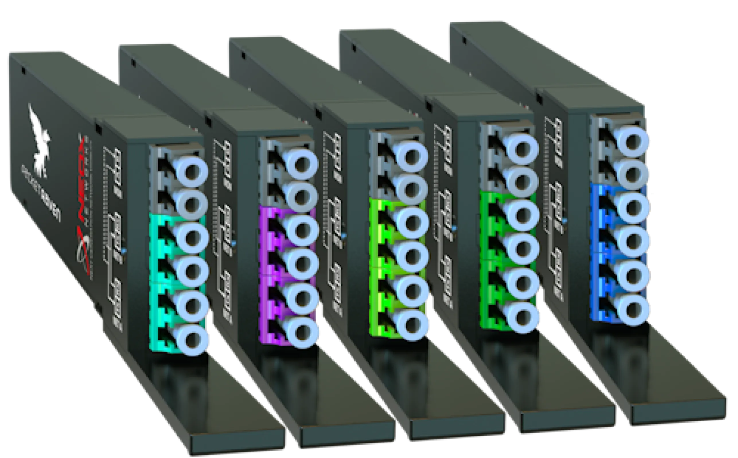 PacketRaven Modular Fiber Network TAPs with LC Connectors
