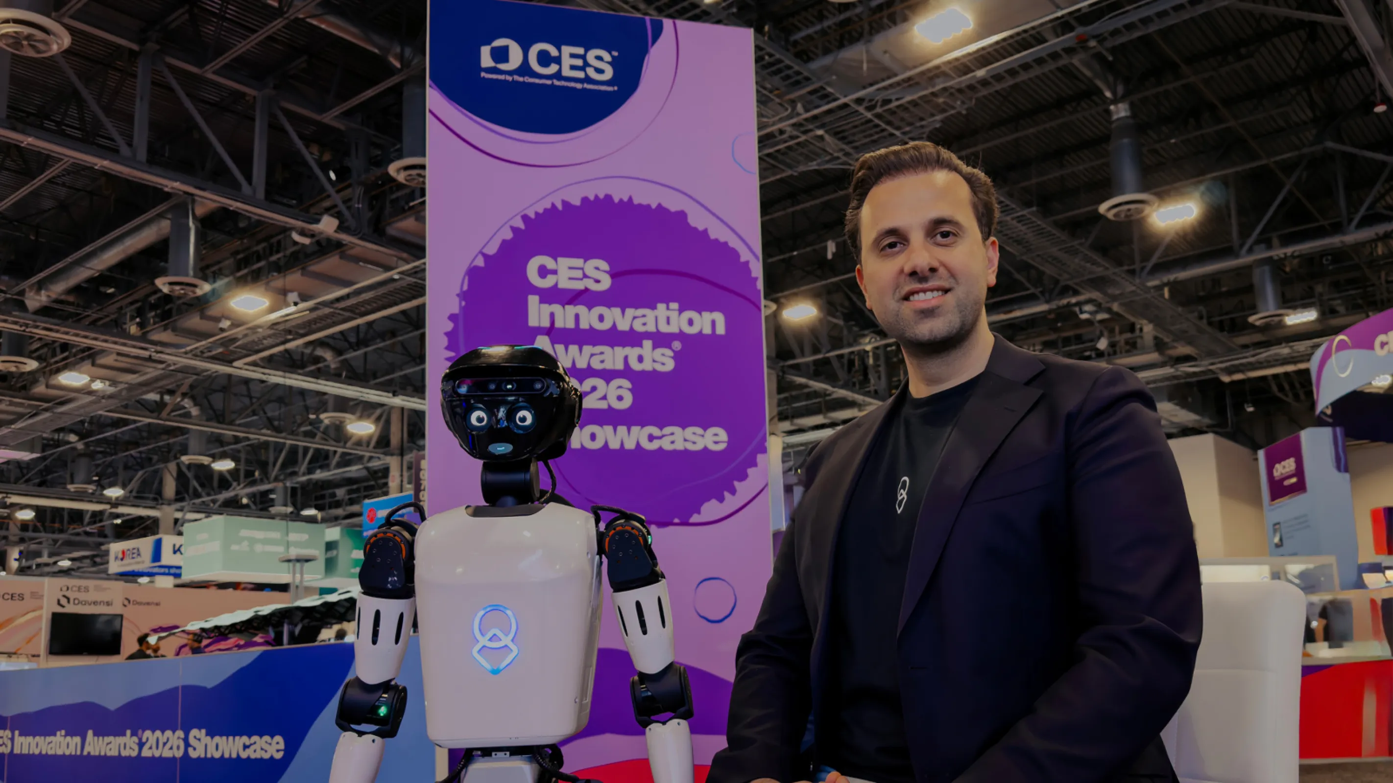 United Robotics Group at the CES Innovation Awards Showcase 2026 in Las Vegas.
