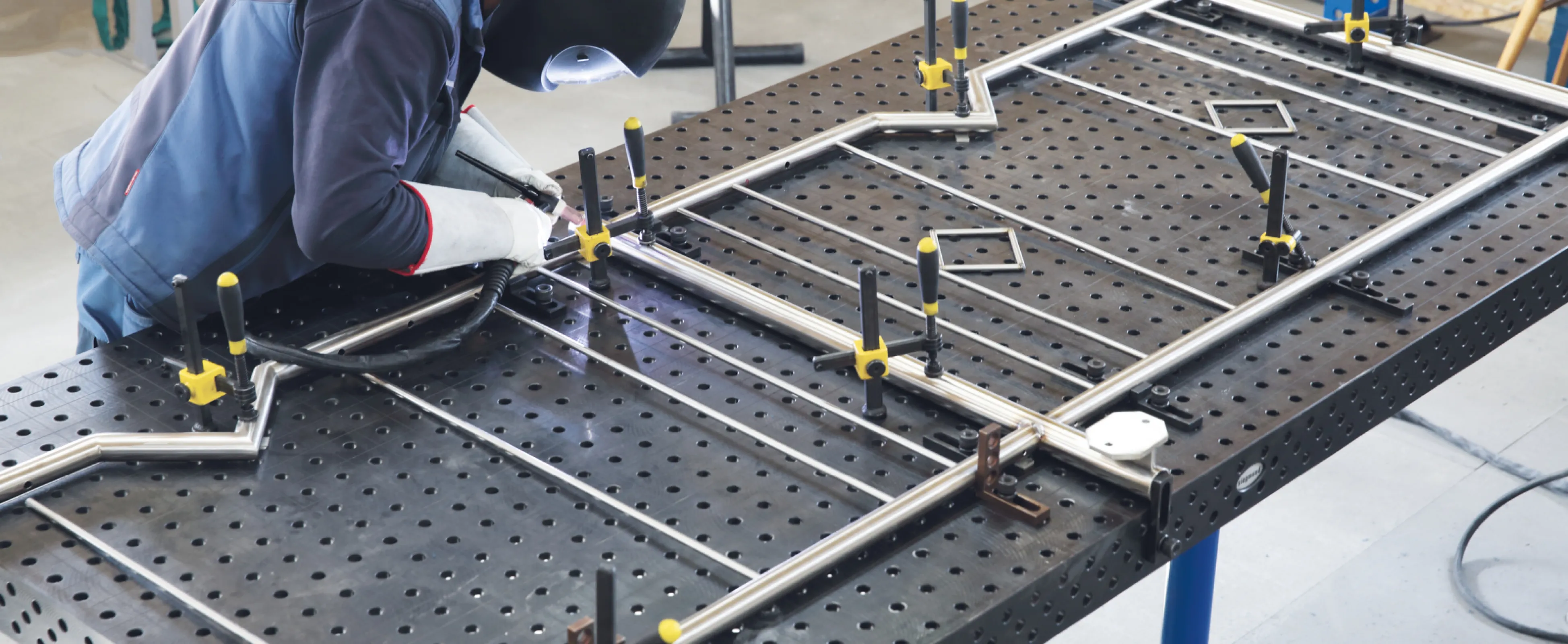 Welding Table - System 16 - Stainless Steel processing