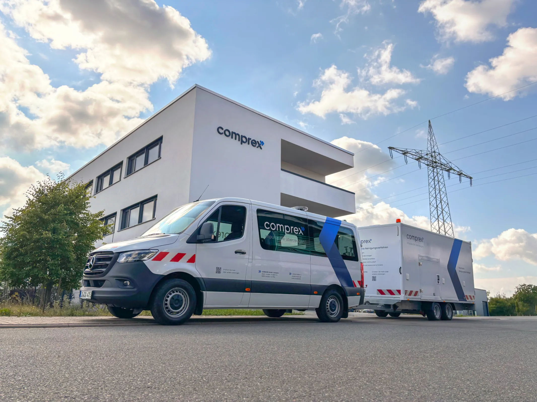 Comprex headquarter and mobile cleaning unit Pulse3000