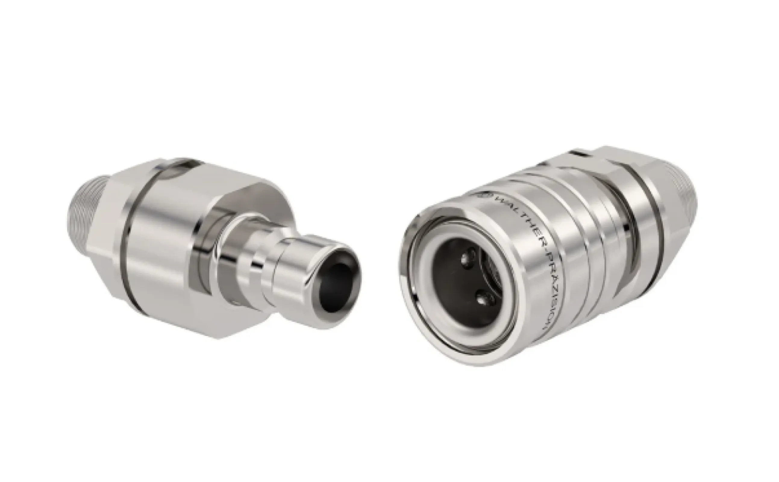 Low pressure quick coupling system for a wide range of applications