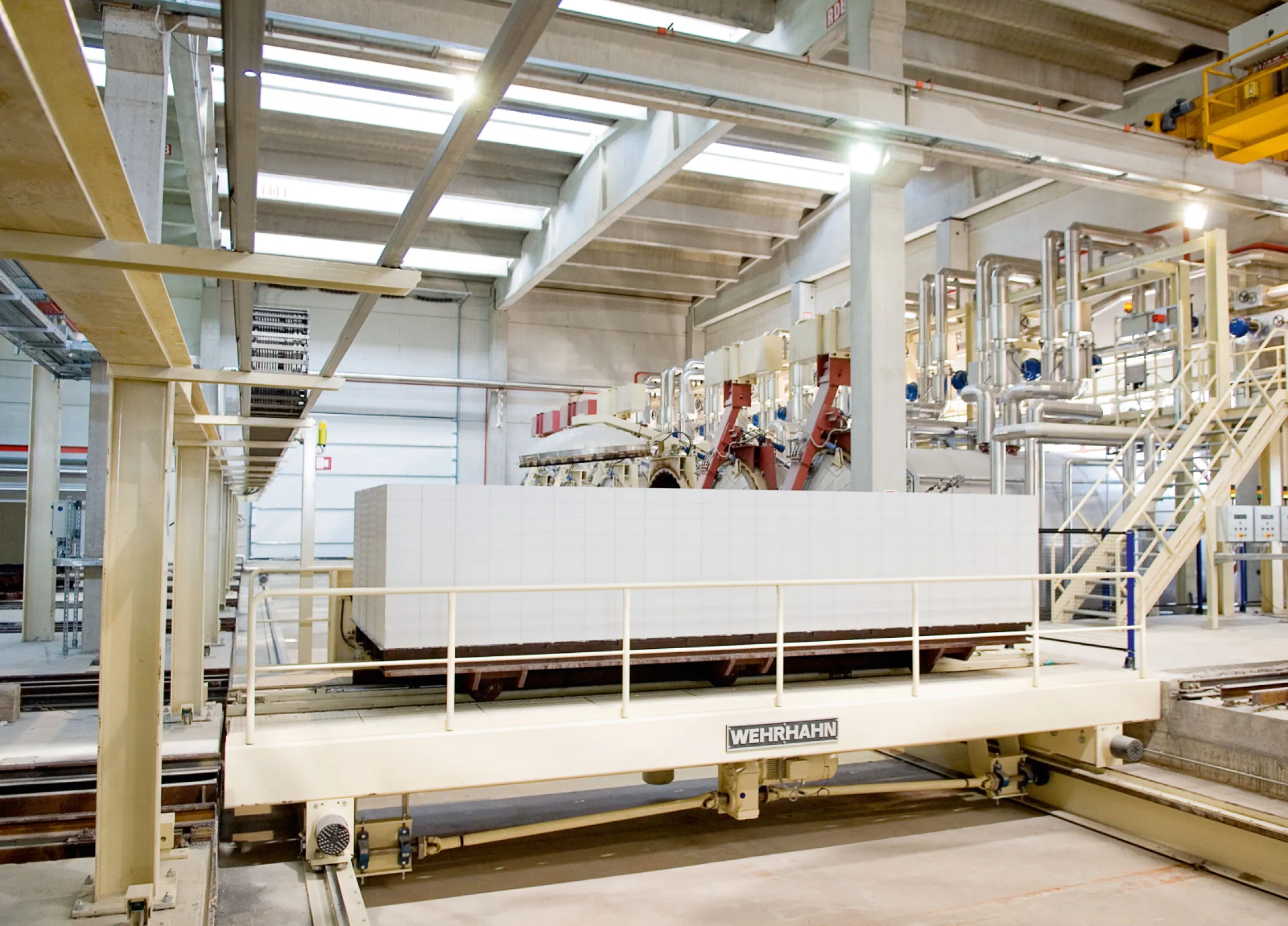 Wehrhahn SMART or PLUS production lines - autoclave the block horizontally or vertically