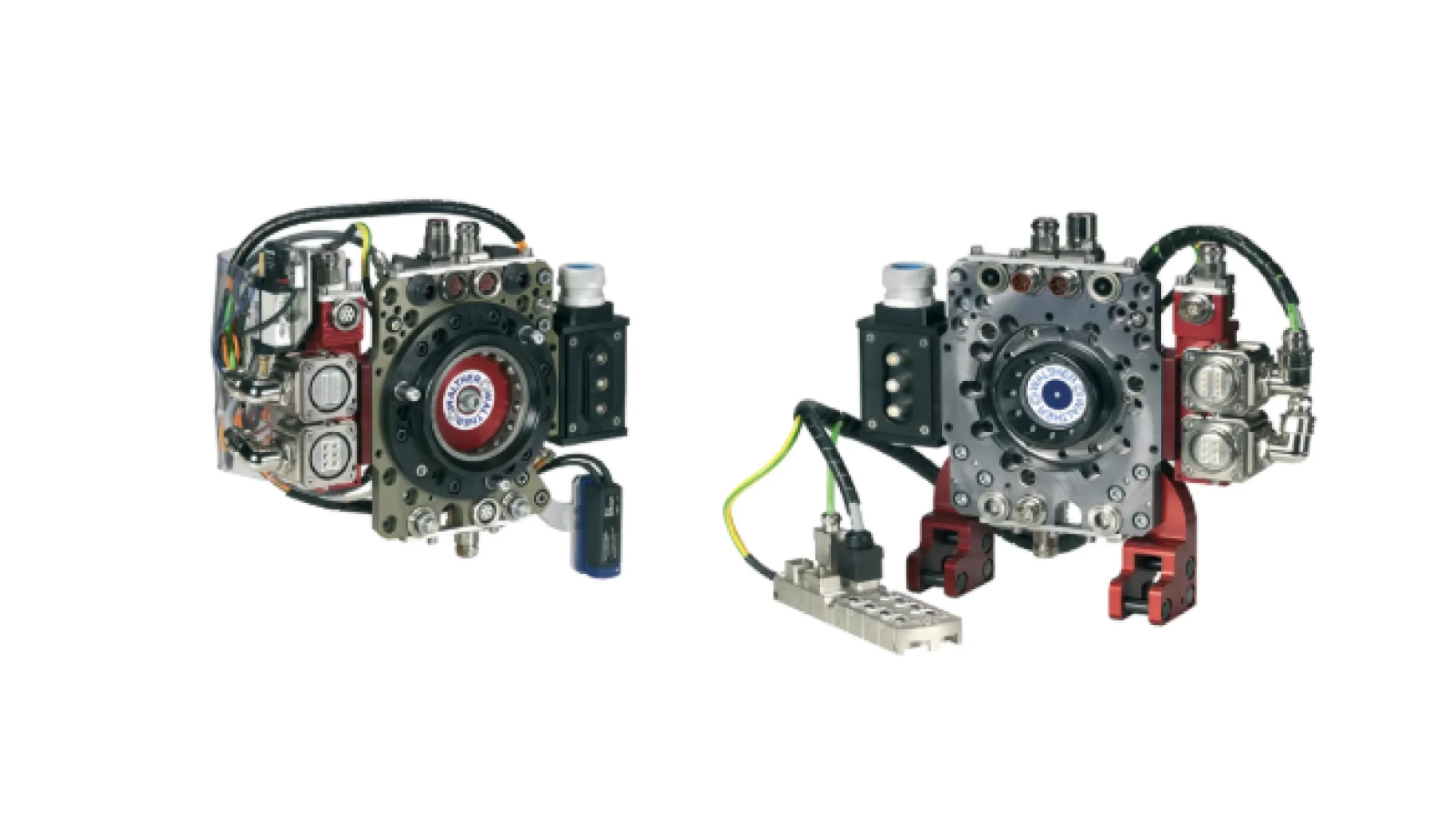 The modular designed tool changing systems may be equipped with various connector elements for a wide range of fluid and gases.