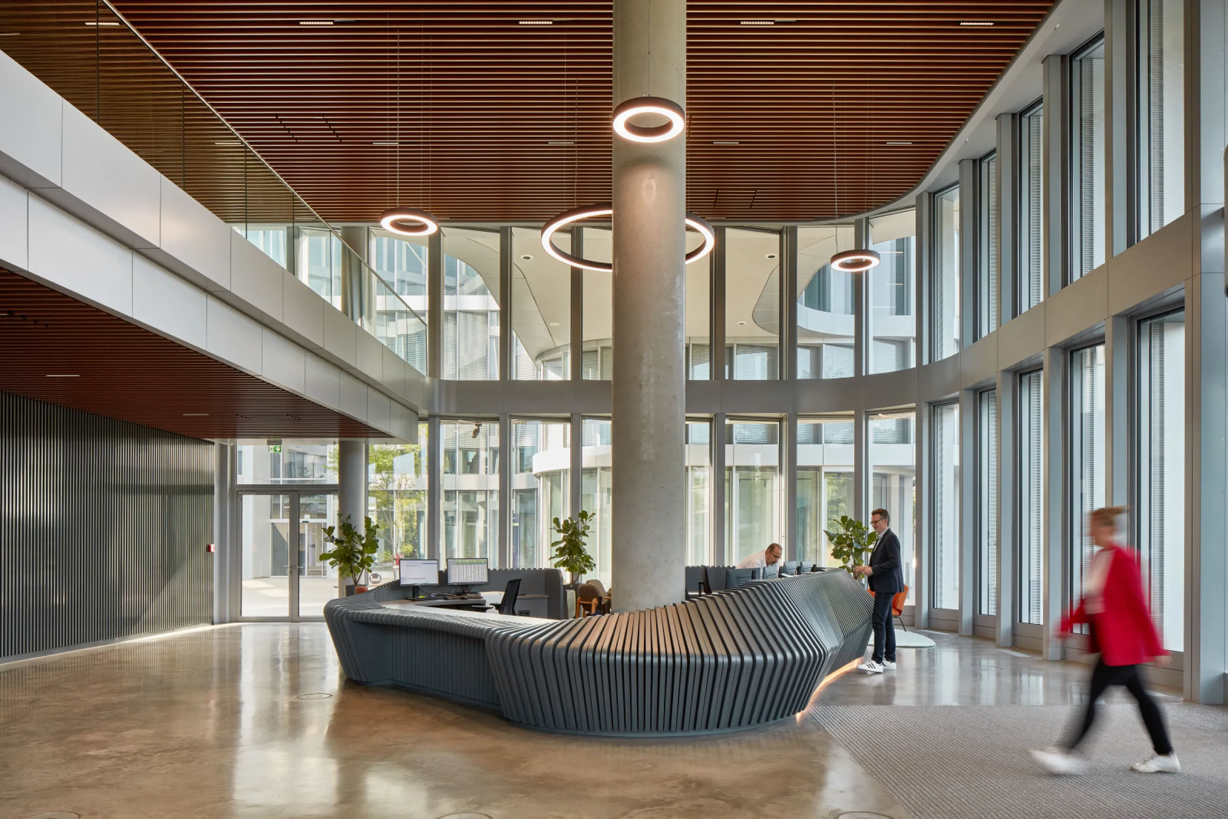 WPP Headquarters on the Mizal Campus , Duesseldorf, Germany – lobby
