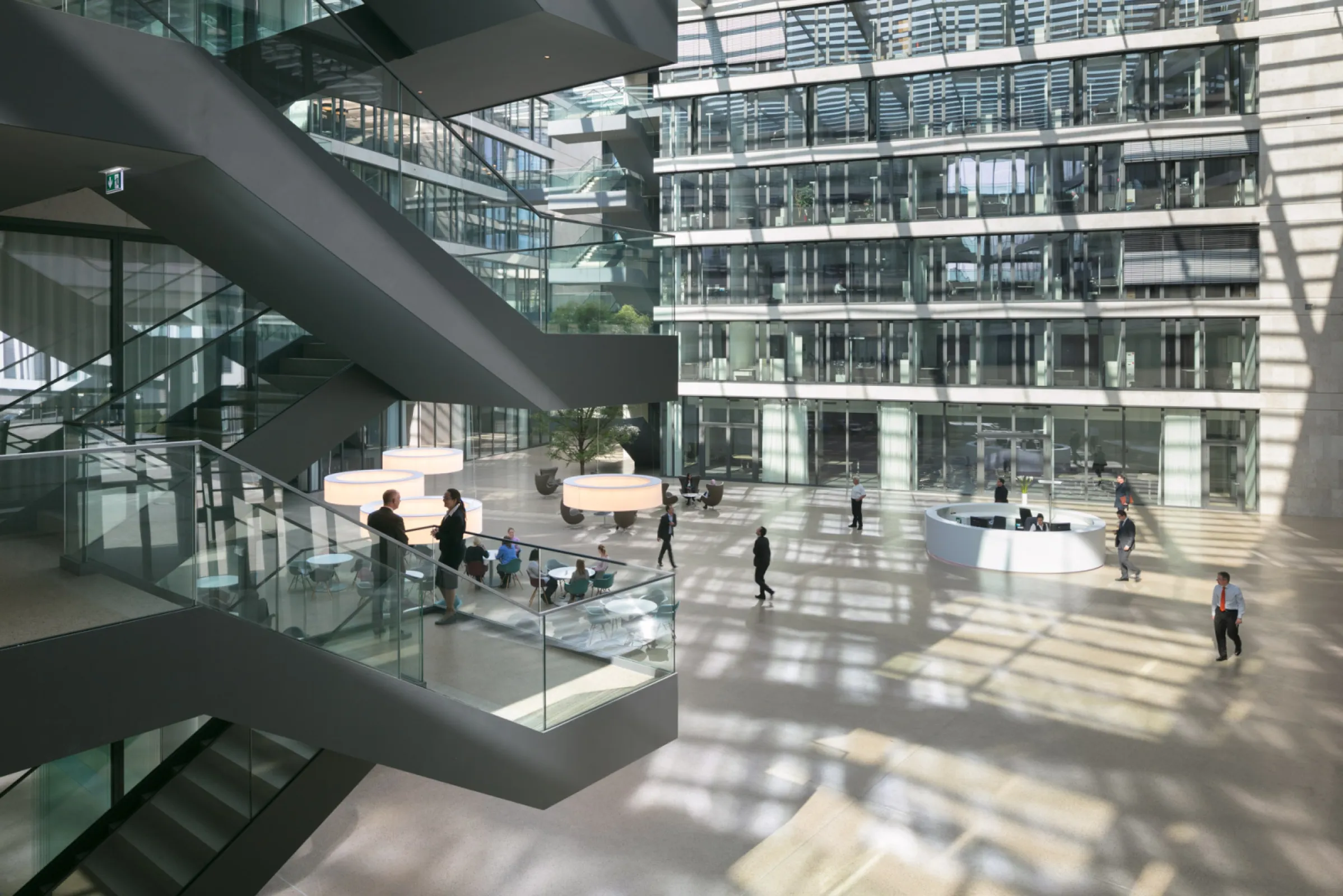 FGS Office campus in Bonn, atrium