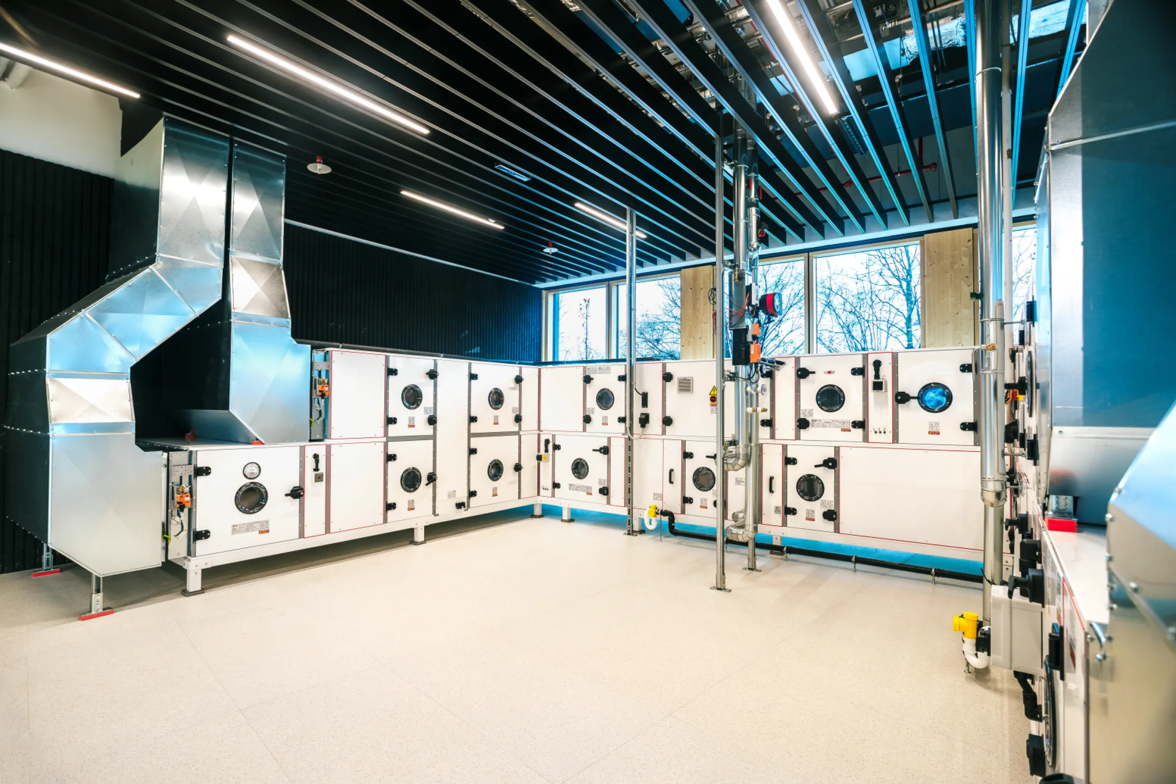 AHU installed in Campus training facility