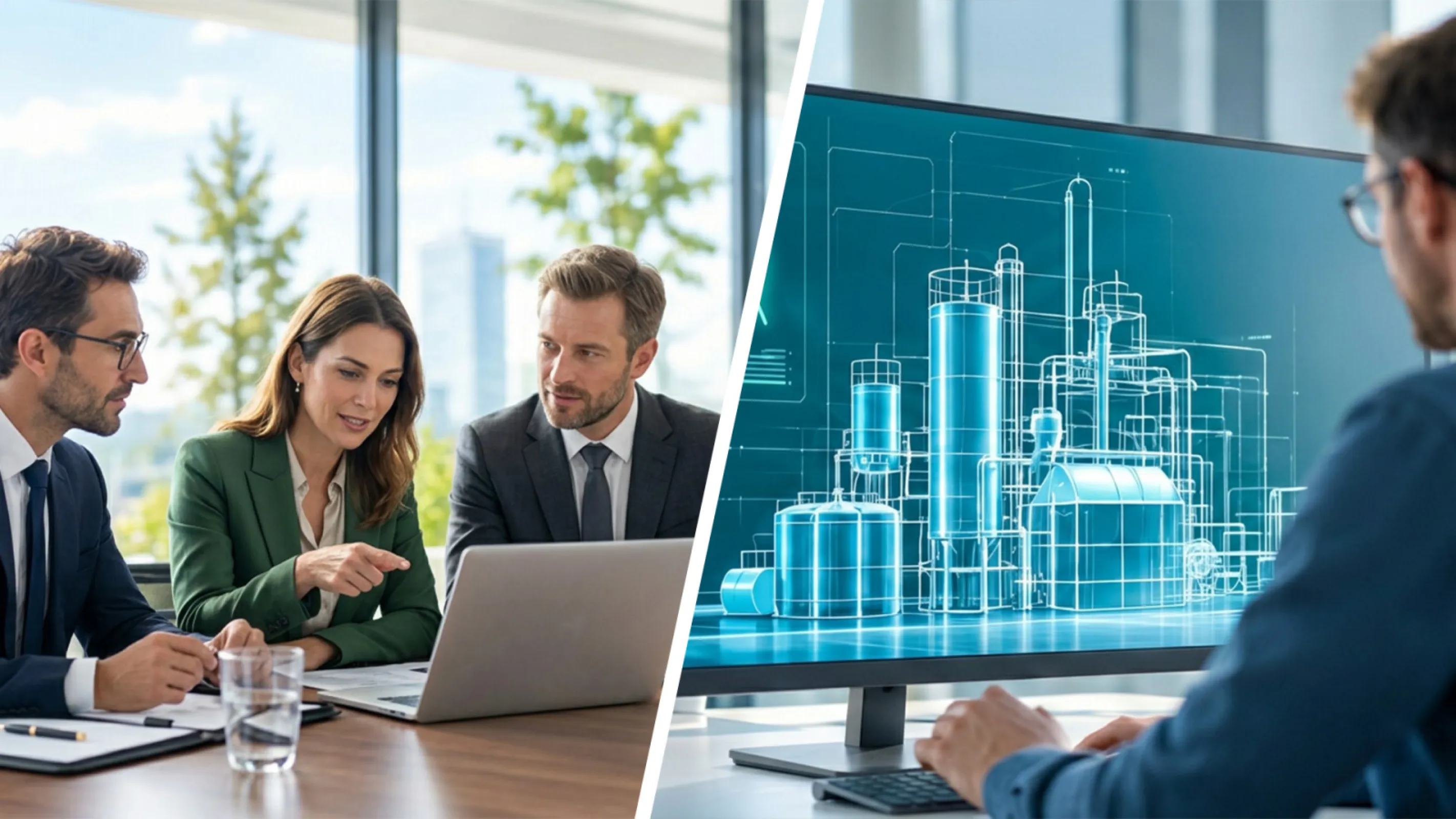 In our projects, we combine strategy, engineering, software and our own products to create sustainable, practical solutions. This allows us to identify opportunities and develop the right solutions.