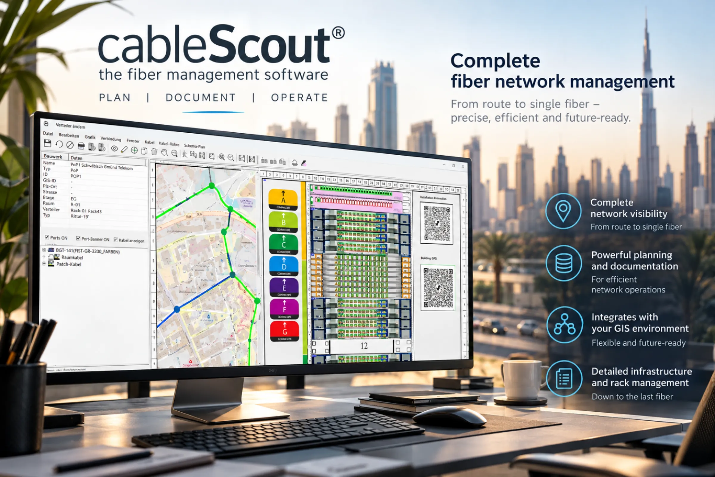cableScout - the fiber management software