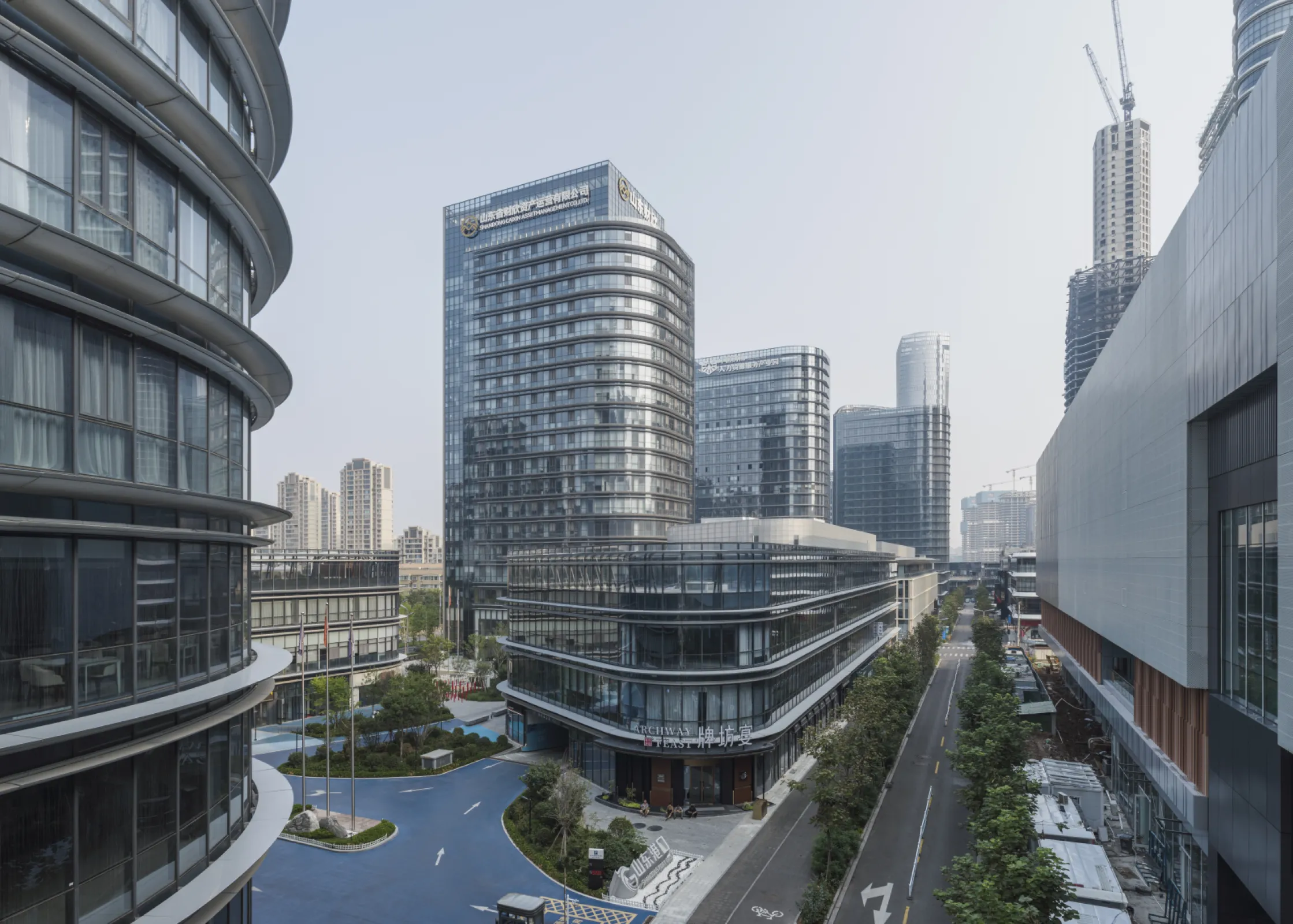 South Part of International Financial City in Central Business Area, Jinan, China ©HGEsch