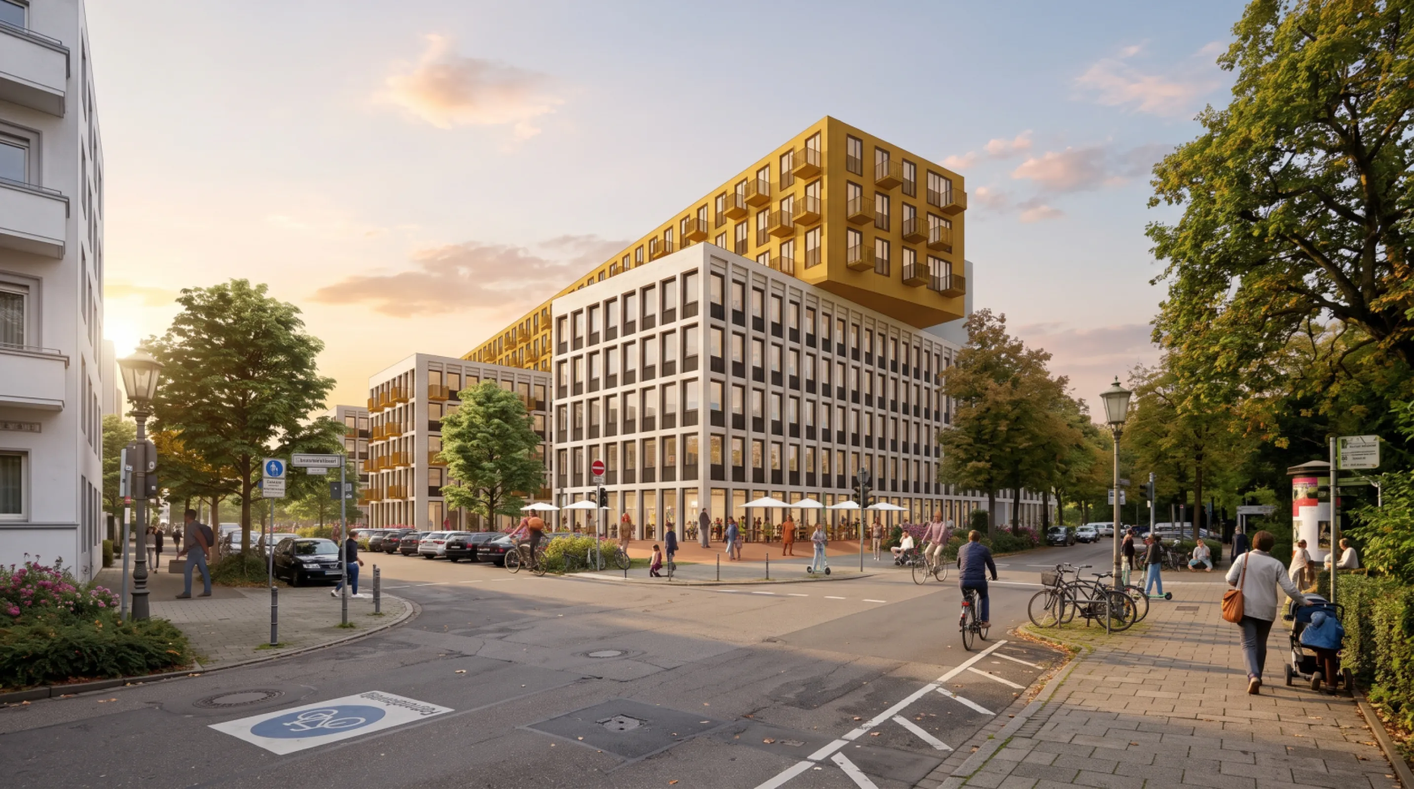 JENGA! Adding housing to offices in Karlsruhe, Germany - JOHNNY for alstria