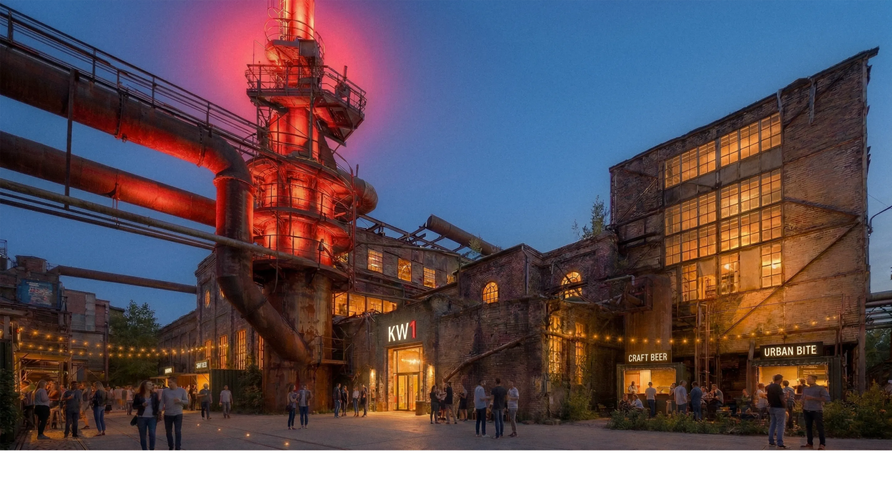 Re-Use of the histrorical powerplant in the UNESCO world heritage site Völklinger Hütte as an event- and exhibition-hall - JOHNNY with David Kohn for WVH