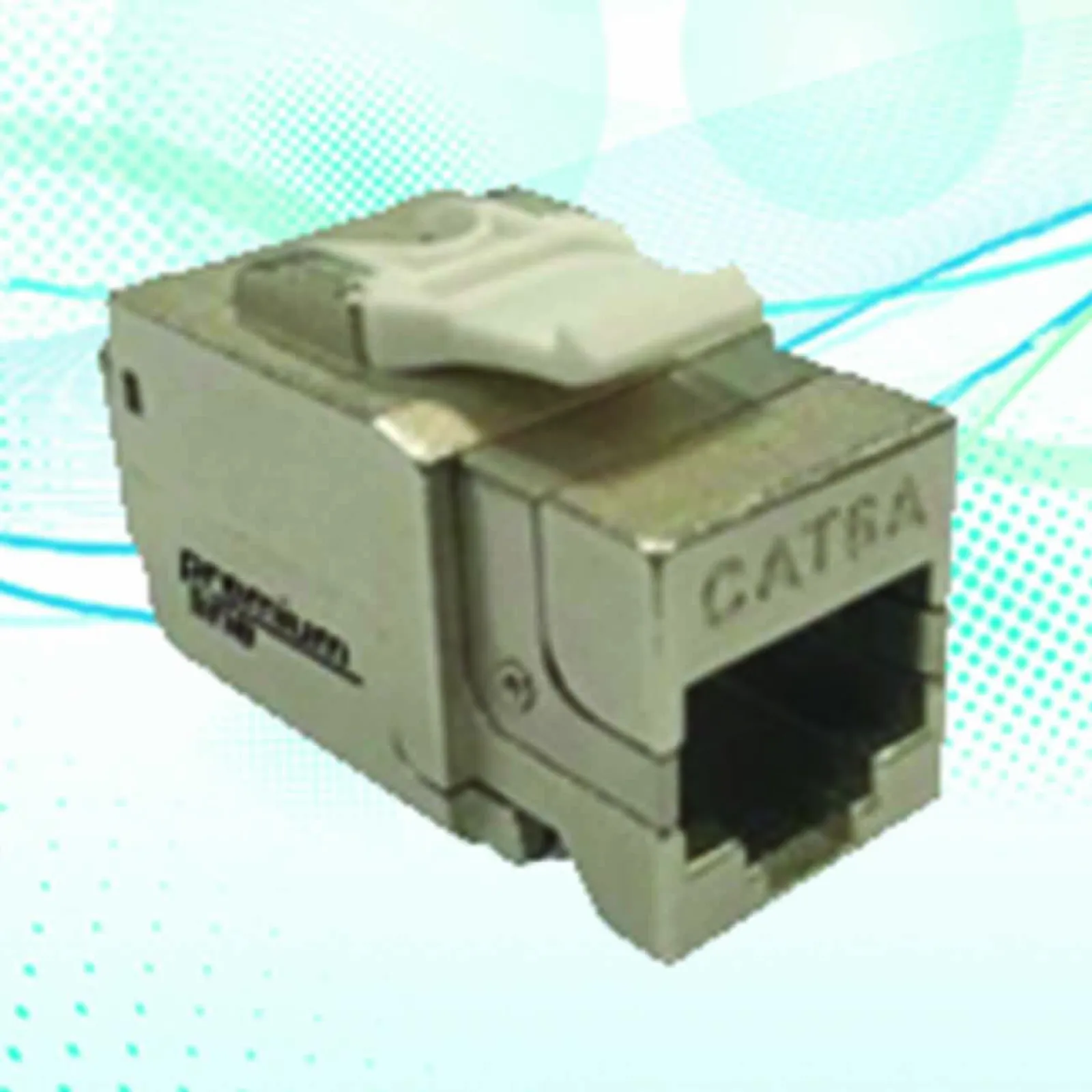Category 6A 90° Shielded Die-casting Keystone Jack, Slim Type