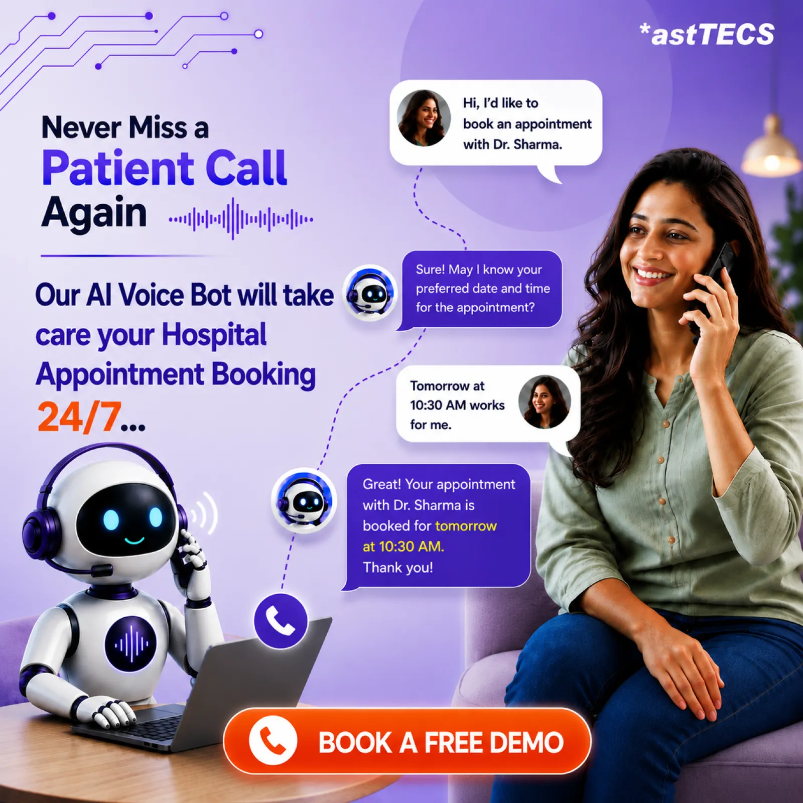 AI Hospital Appointment Booking System