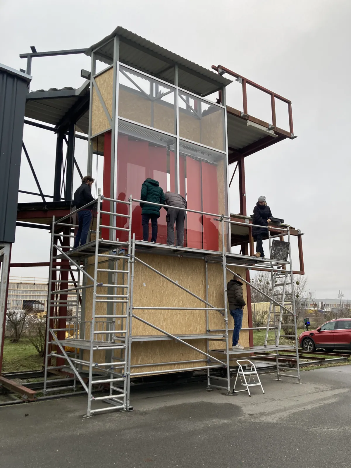 Rocket Tower, Berlin  - Mock-Up at Priedemann Facade-Lab | Architecture: sauberbruch hutton | © Priedemann