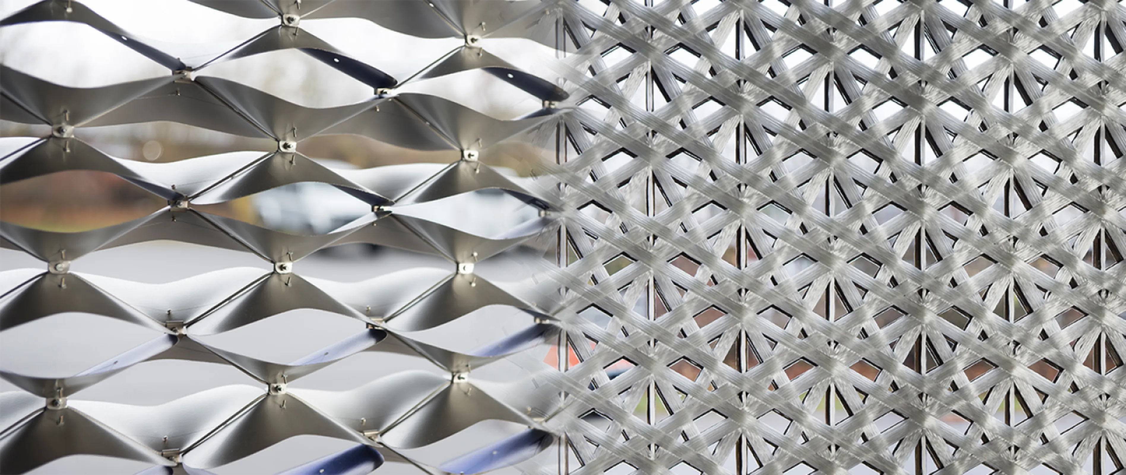 ADAPtive TEXtile is an autarkic operating textile sun shading solution driven by smart material Shape Memory Alloy (SMA). Two concepts Wave and Mesh enable various design and application scenarios. | © Janis Rozkalns ADAPtive TEXtile is an autarkic operating textile sun shading solution driven by smart material Shape Memory Alloy (SMA). Two concepts Wave and Mesh enable various design and application scenarios. | © Janis Rozkalns