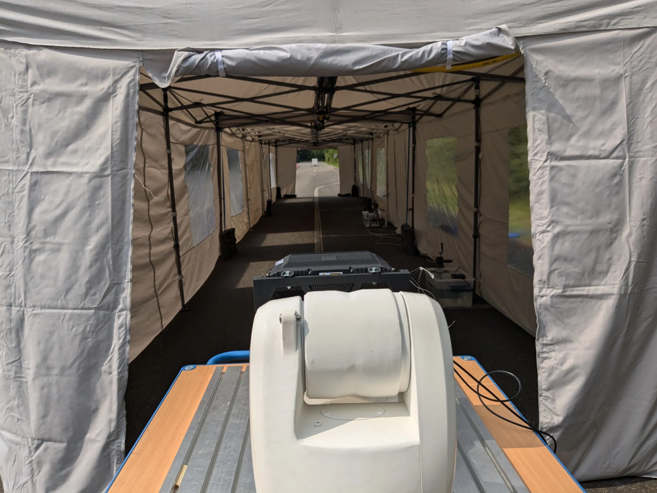 Sensor Testing under Adverse Conditions (set-up)