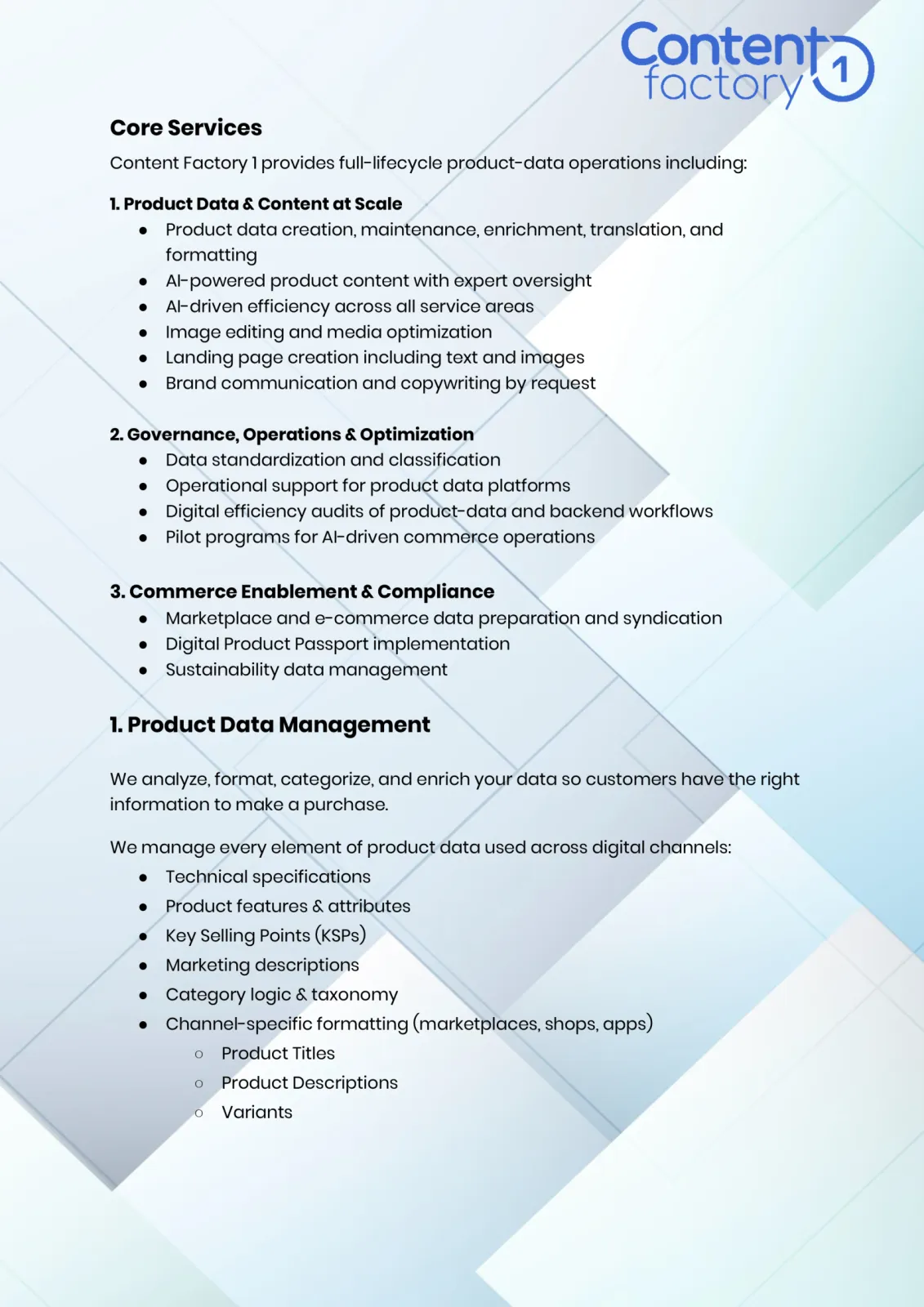 Core services and so much more