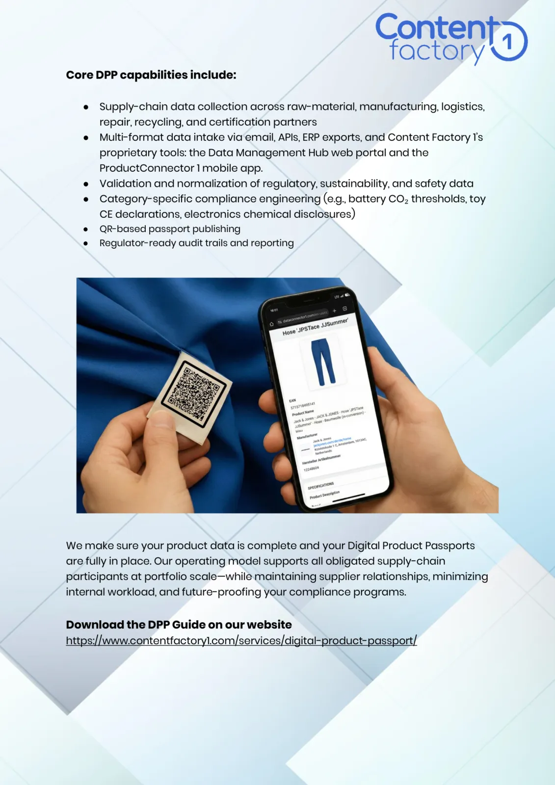 DPP Implementation: Data Collection, Validation & Publishing
